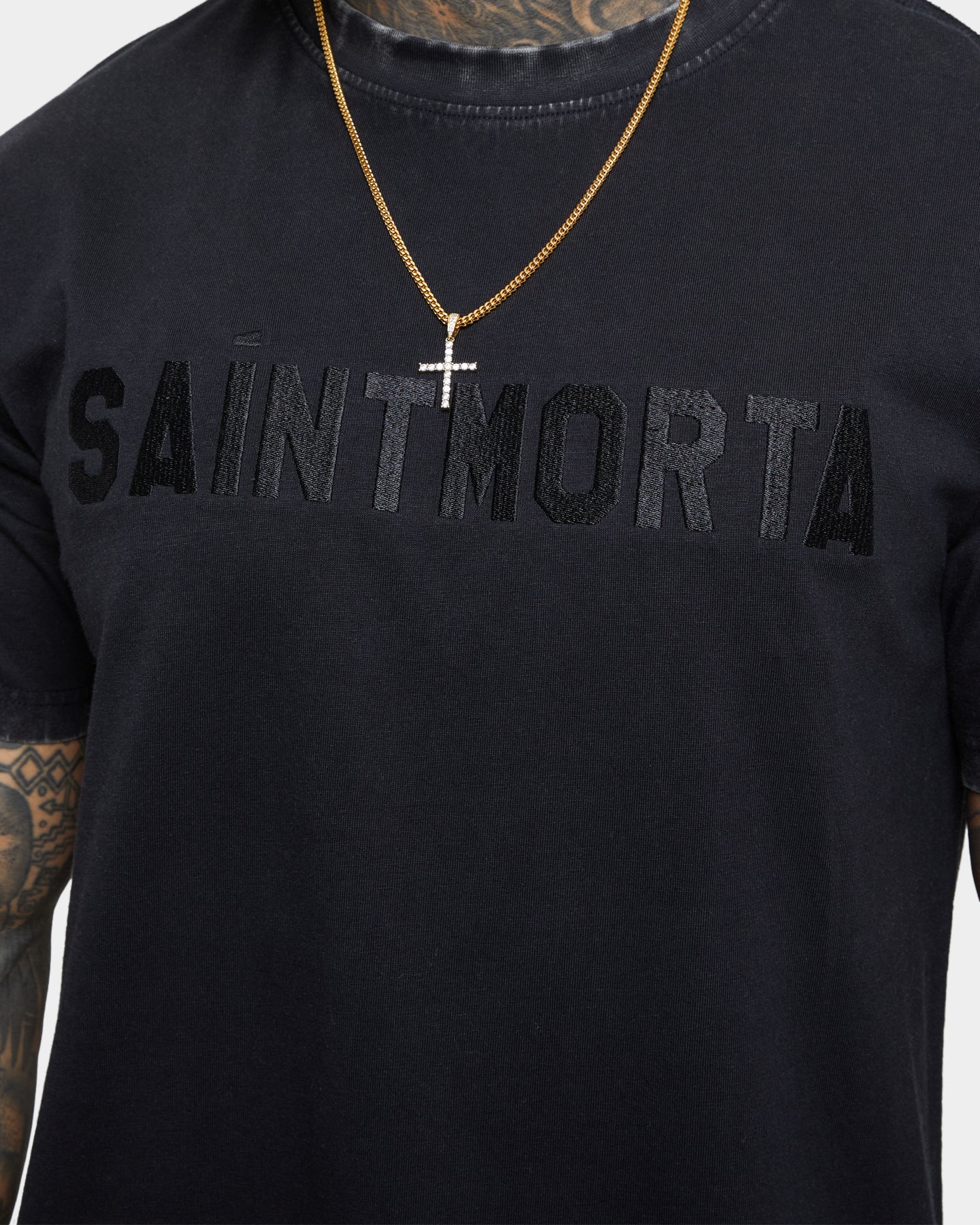 Saint Morta Yearbook Lafayette T-Shirt Vintage Black、mySite、zt4zffjzw