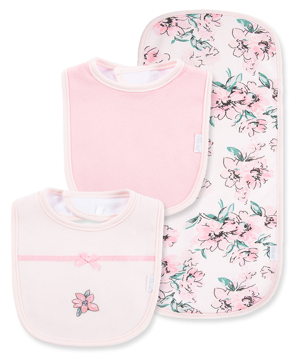  Dream Floral Bib & Burp Set、mySite、layawaytickets