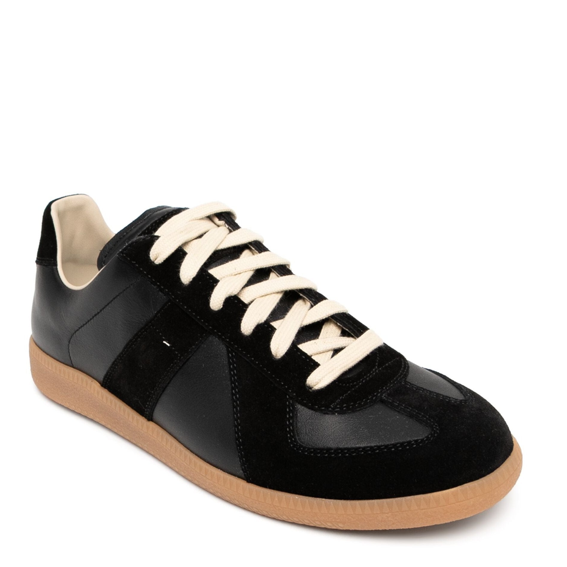 Maison Margiela Lace Up Black Trainers、mySite、garminoutage.com