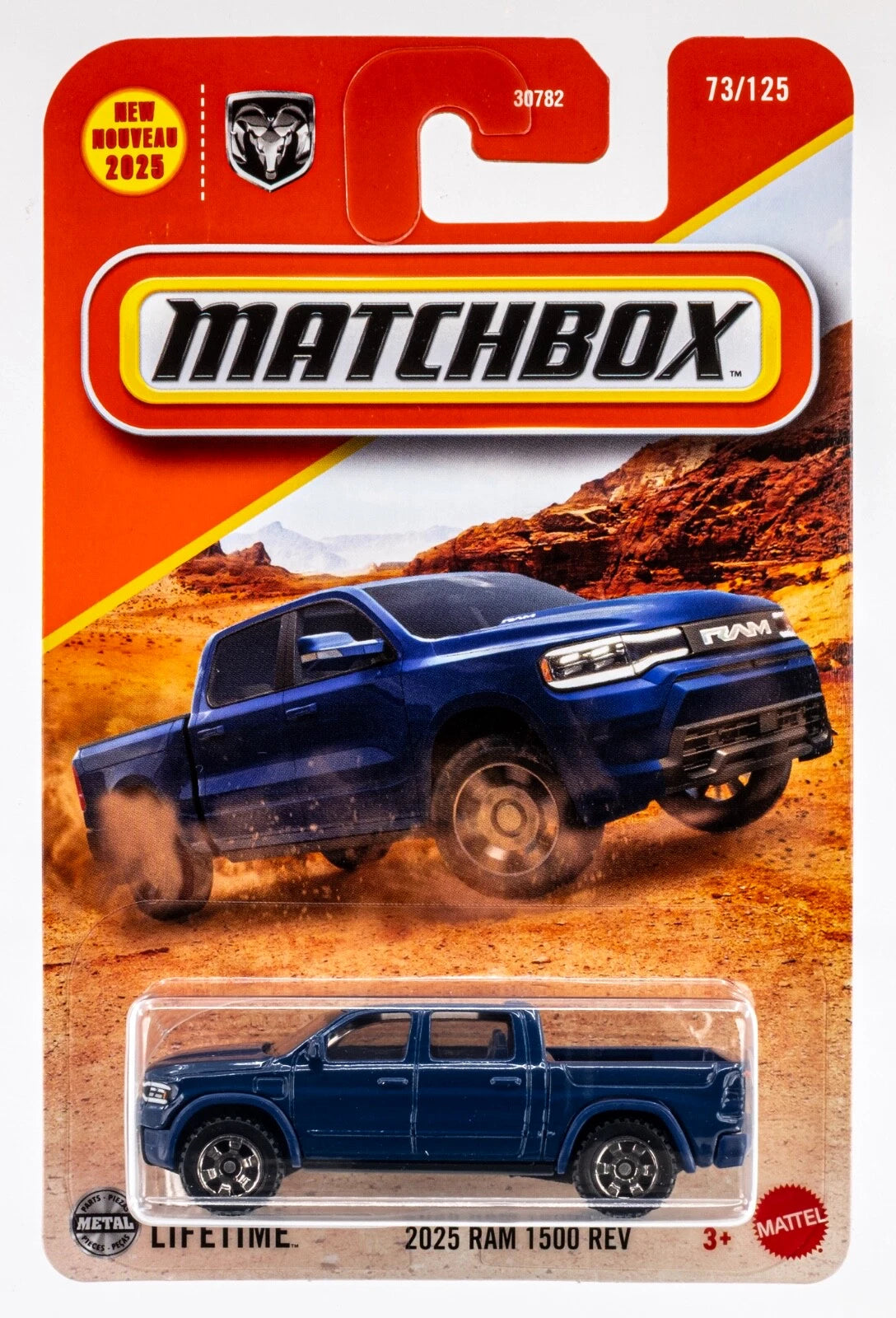 2025 RAM 1500 REV #73 * Blue * 2025 Matchbox Basic Case F、mySite、hgirdovlk