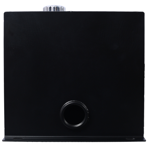 5 Gallon 14 Gauge Steel Hydraulic Fluid Reservoir Tank with Inlet 1-1/2" FNPT and Outlet 3/4" FNPT, Integral Mounting Foot On Each End, Black、、eastwooduniform