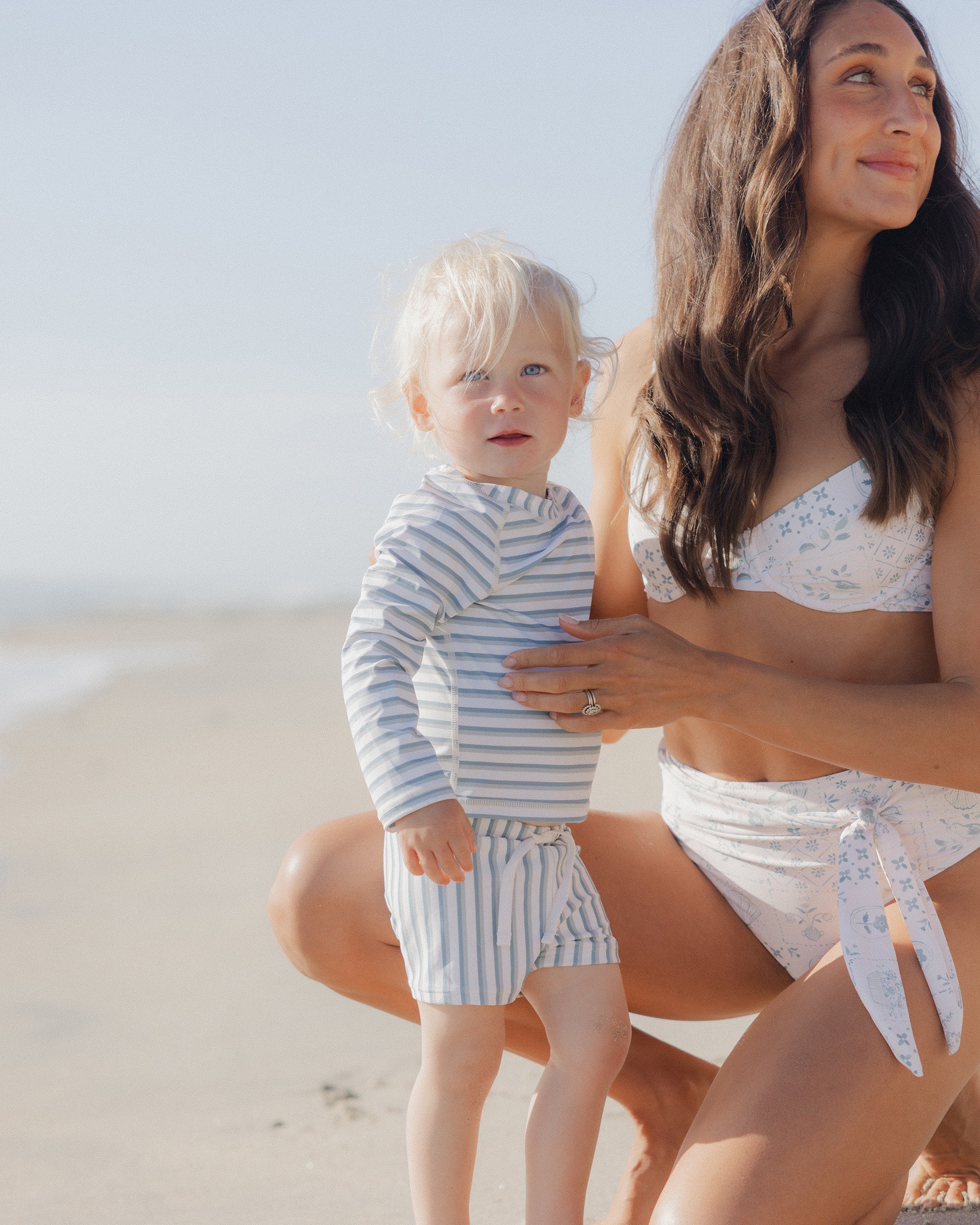  Rashguard Boy Set || Seafoam Stripe、mySite、layawaytickets