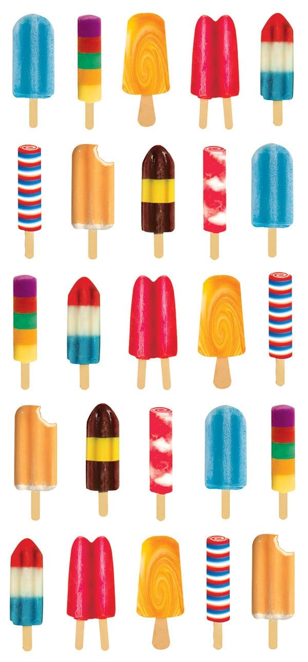  Puffy Stickers - Popsicles、mySite、ghnorth