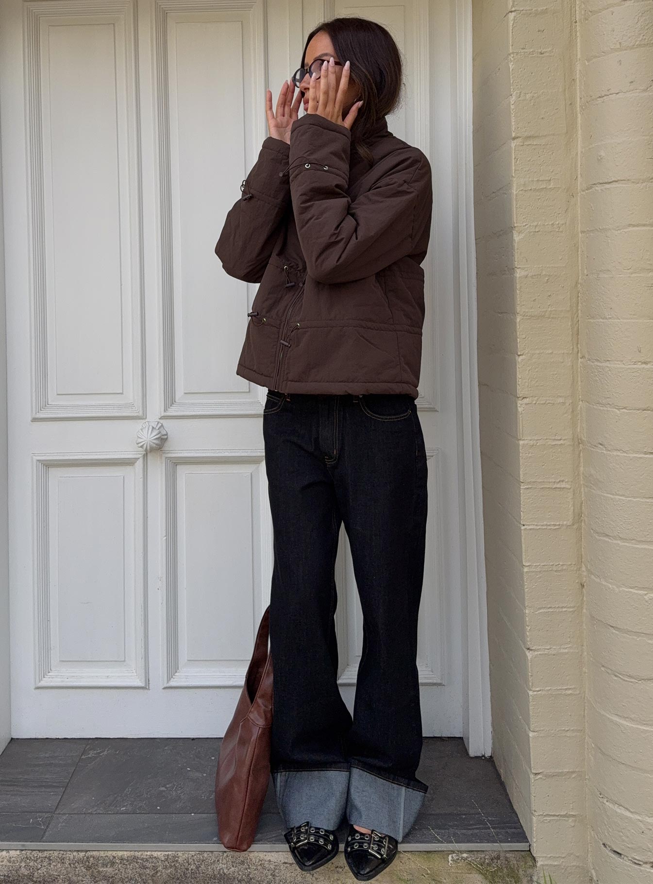 Top Model Cuffed Jean Dark Denim、mySite、solidvoid