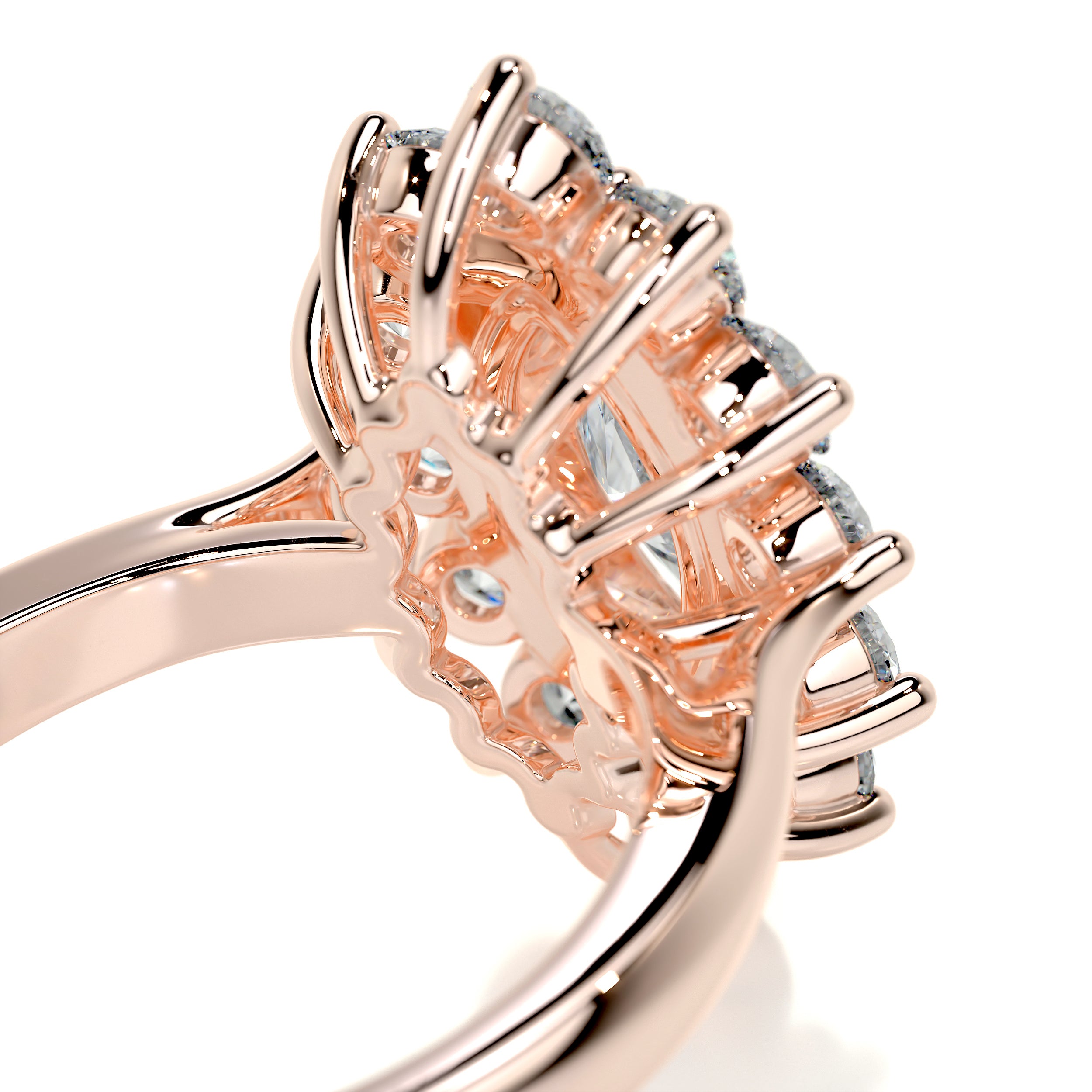 Yali Diamond Engagement Ring -14K Rose Gold、mySite、hinf8tx79