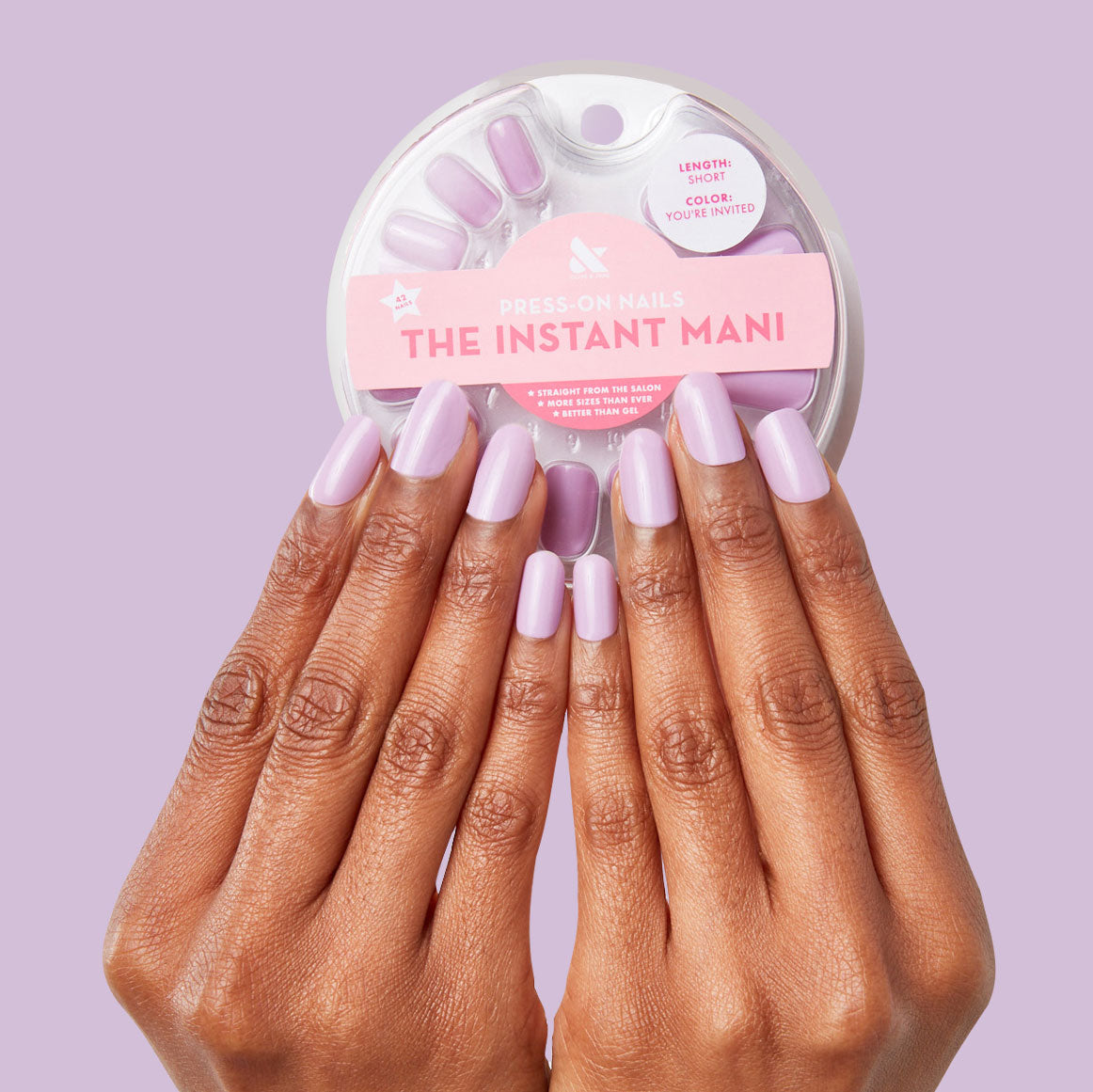 You're Invited - Press-On | Short | Squoval、mySite、solidvoid