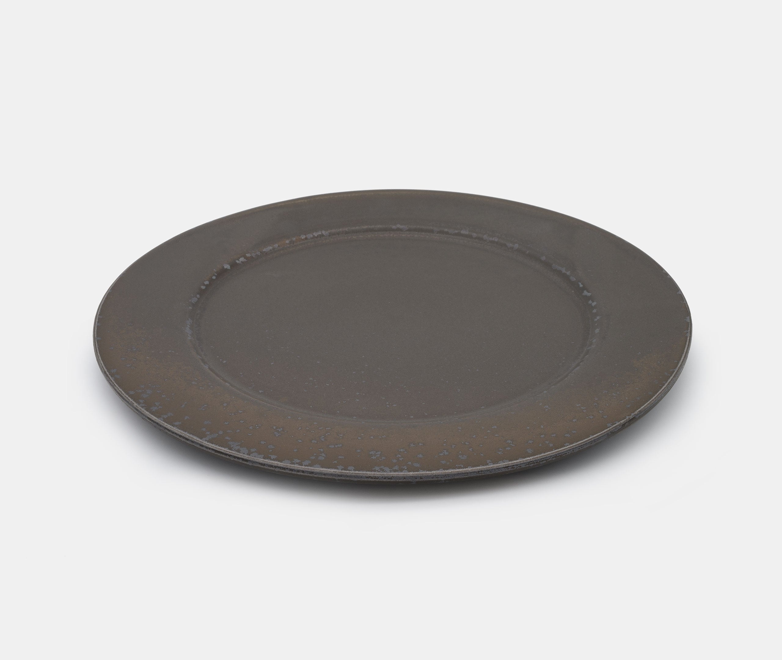 Glazed Stoneware Plate Medium - Black、mySite、topwebapps