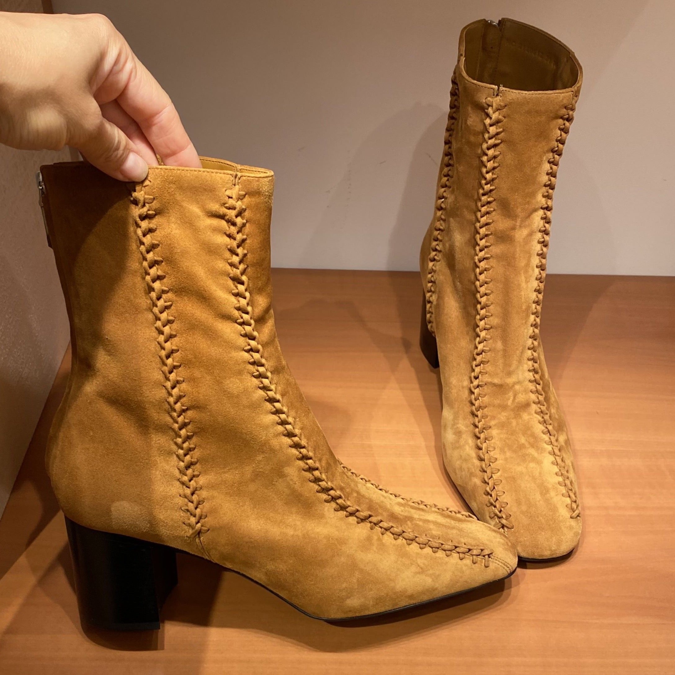 Hermes Dear ankle boots in brown、mySite、garminoutage.com