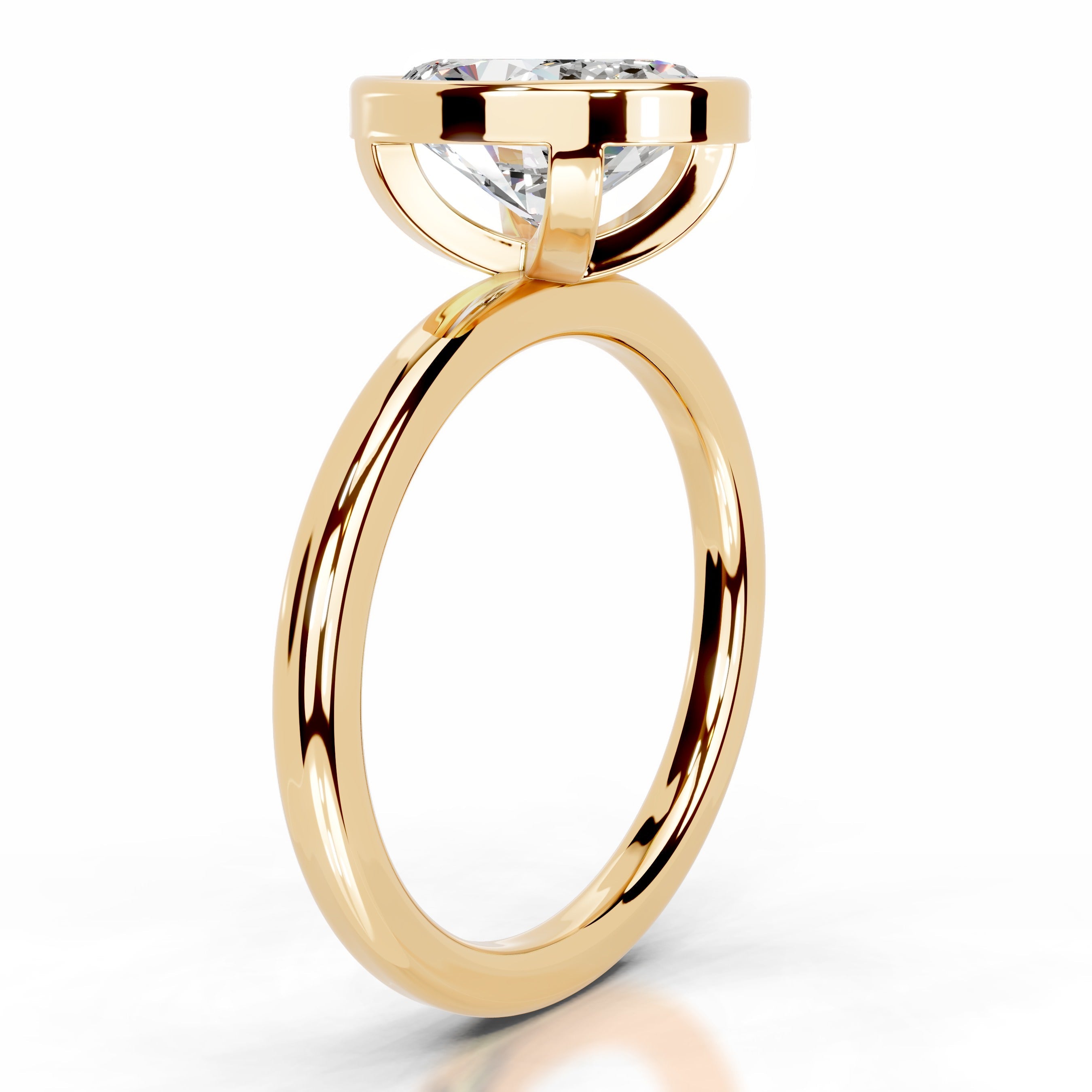 Dima Moissanite Ring - 18K Yellow Gold (RTS)、mySite、hinf8tx79