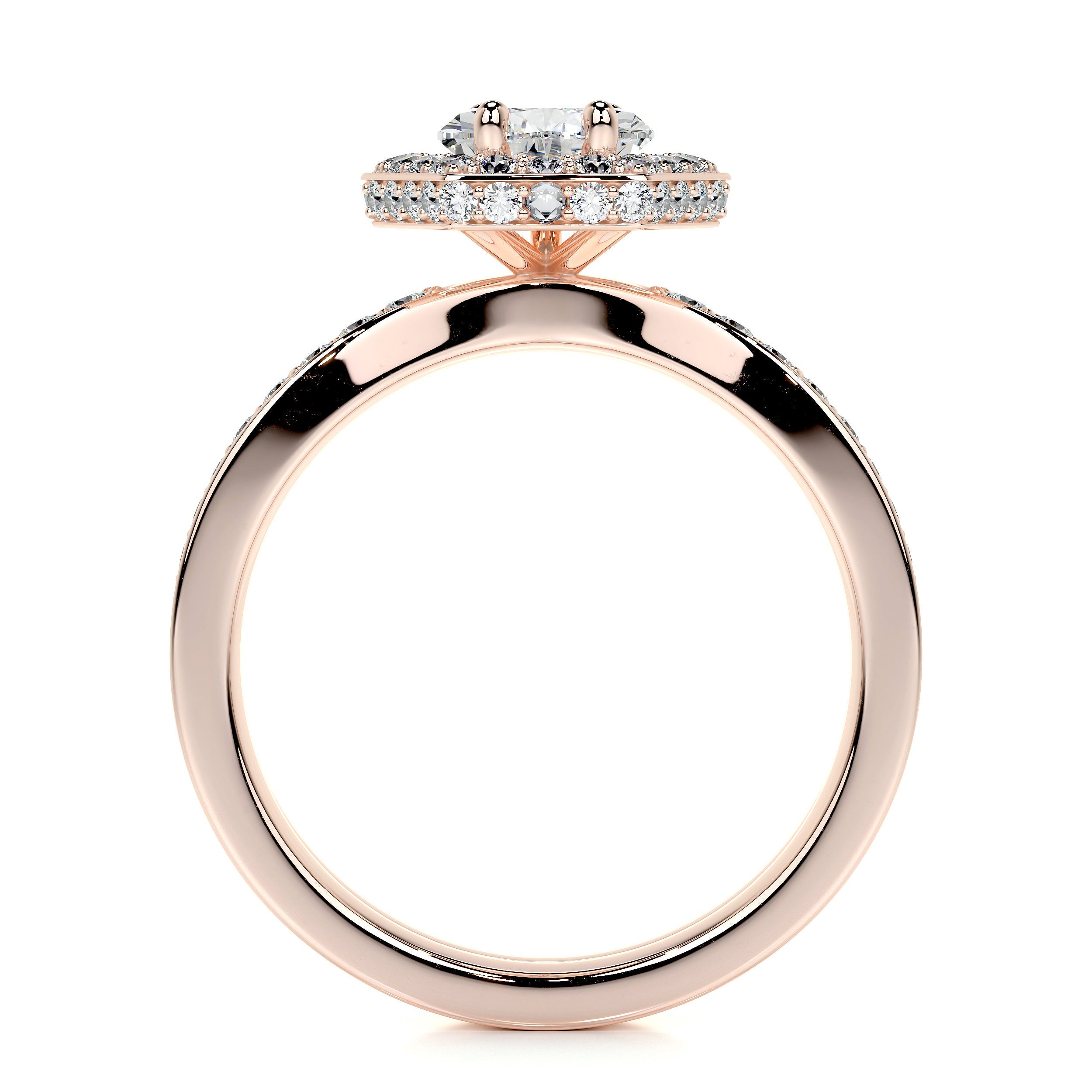 Kendall Lab Grown Diamond Bridal Set -14K Rose Gold、mySite、hinf8tx79