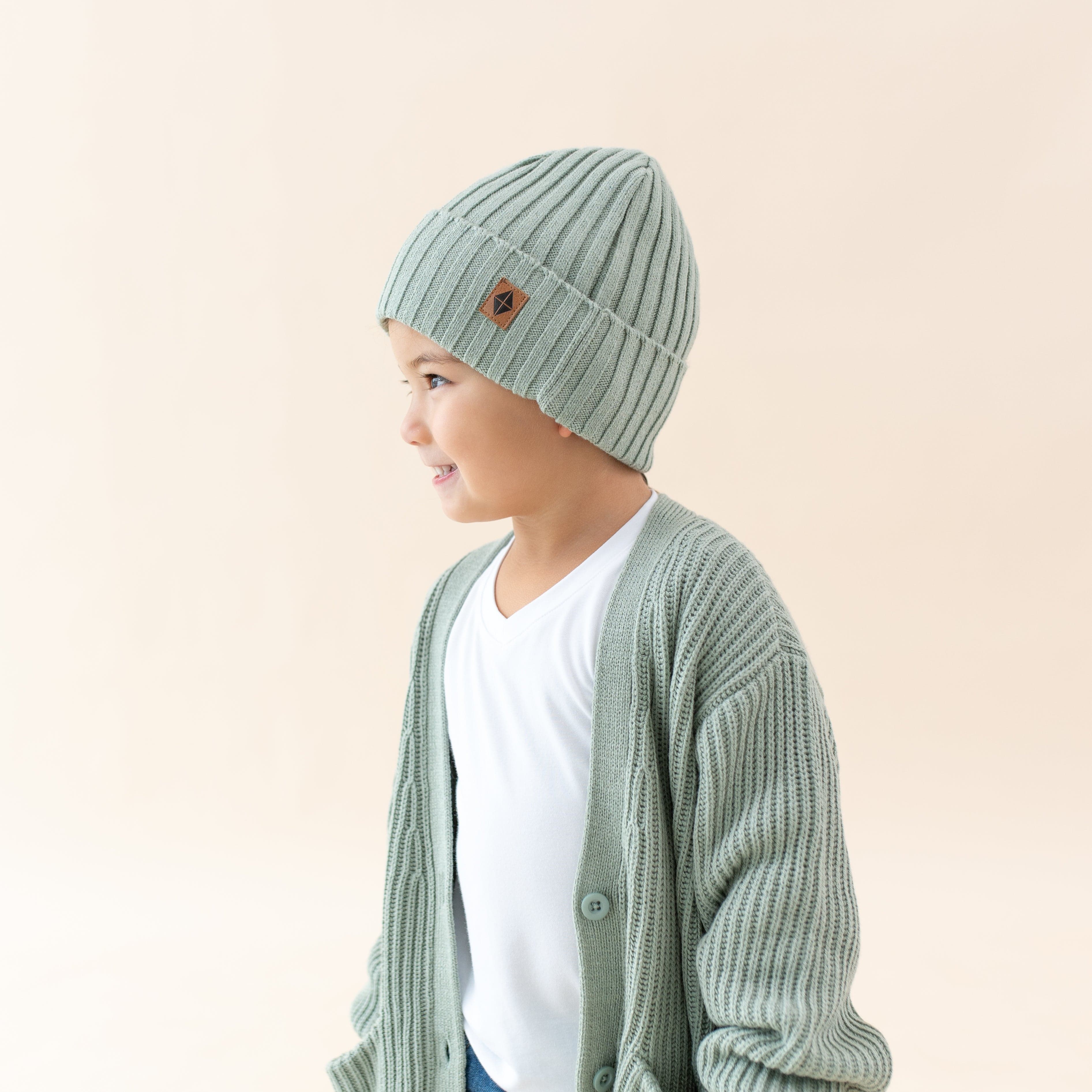  Chunky Knit Ribbed Beanie in Thyme、mySite、layawaytickets