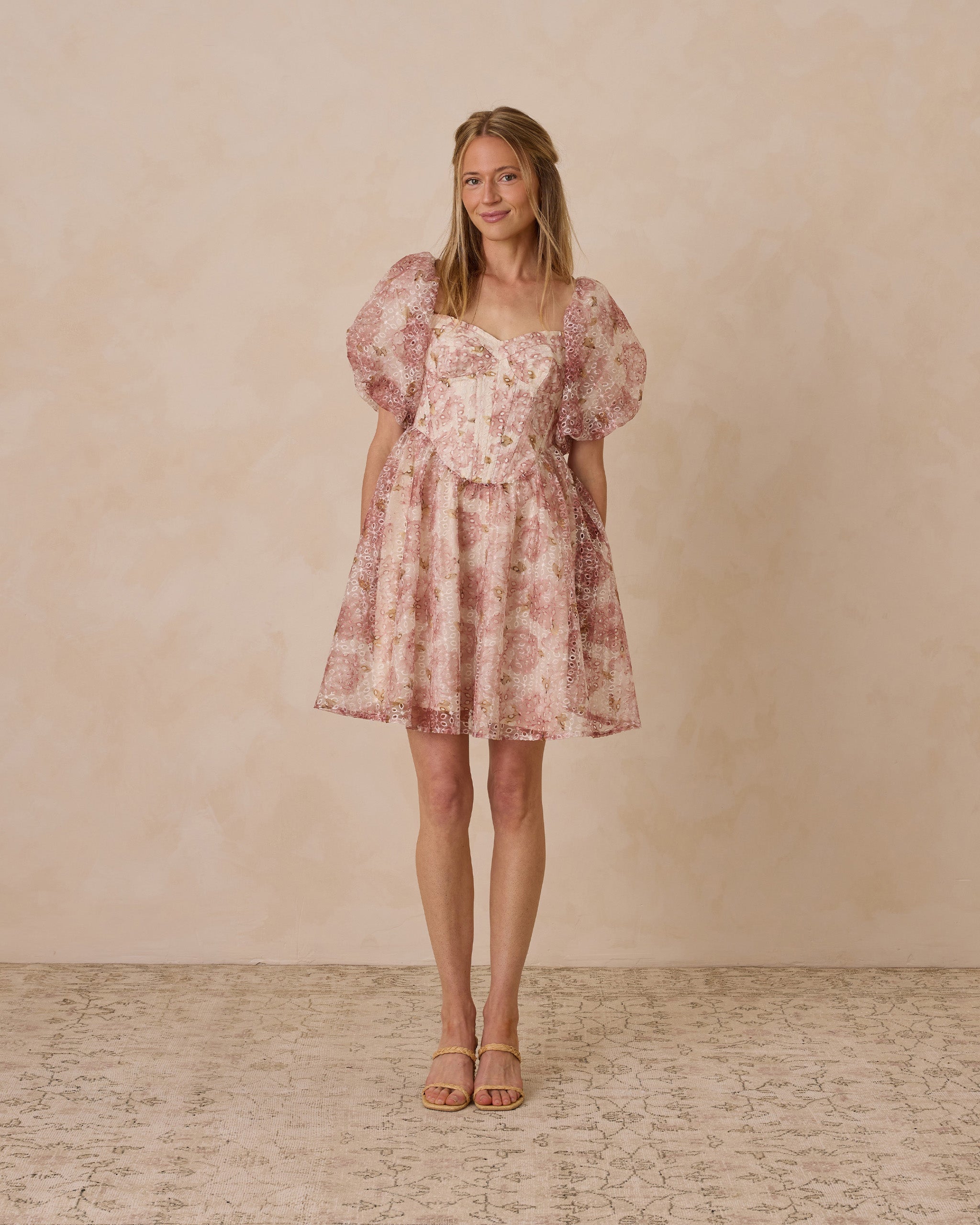  Nina Dress || Pink Peonies、mySite、layawaytickets