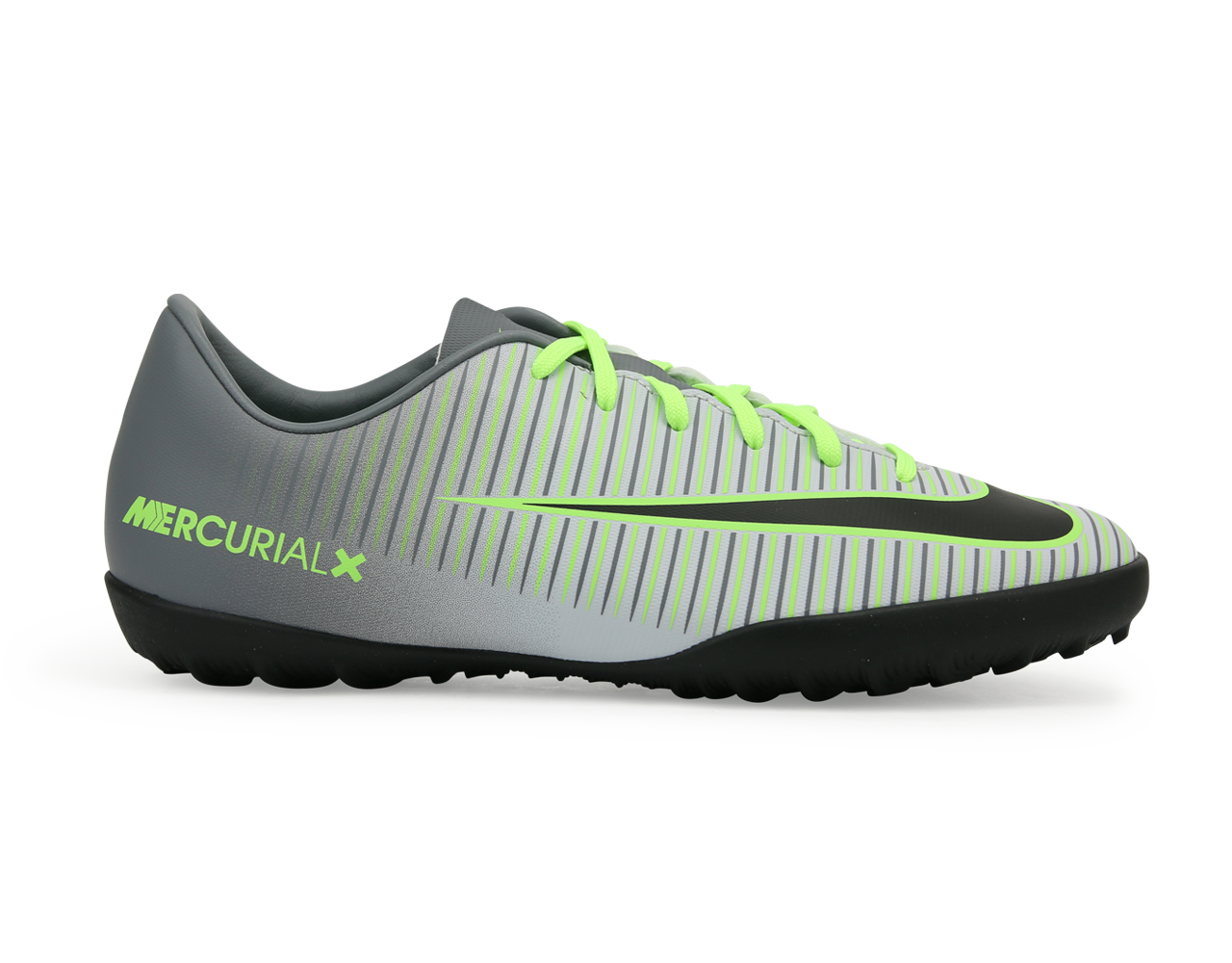 Nike Kids Mercurial Vapor XI Turf Soccer Shoes Pure Platinum/Black/Ghost Green、mySite、bottomscart