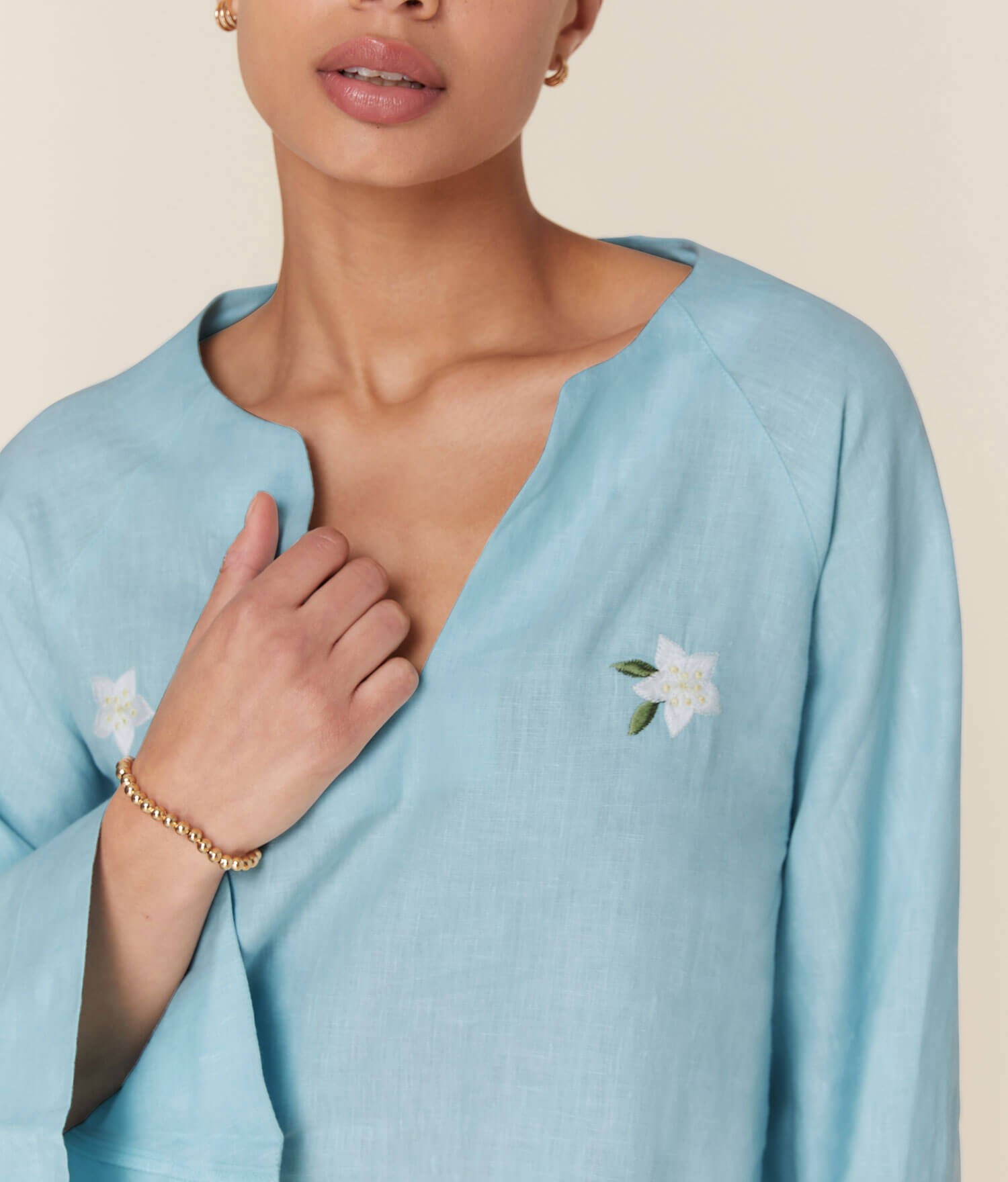  The Serik Mini Dress - Linen - Hydrangea、mySite、ashleygrahame