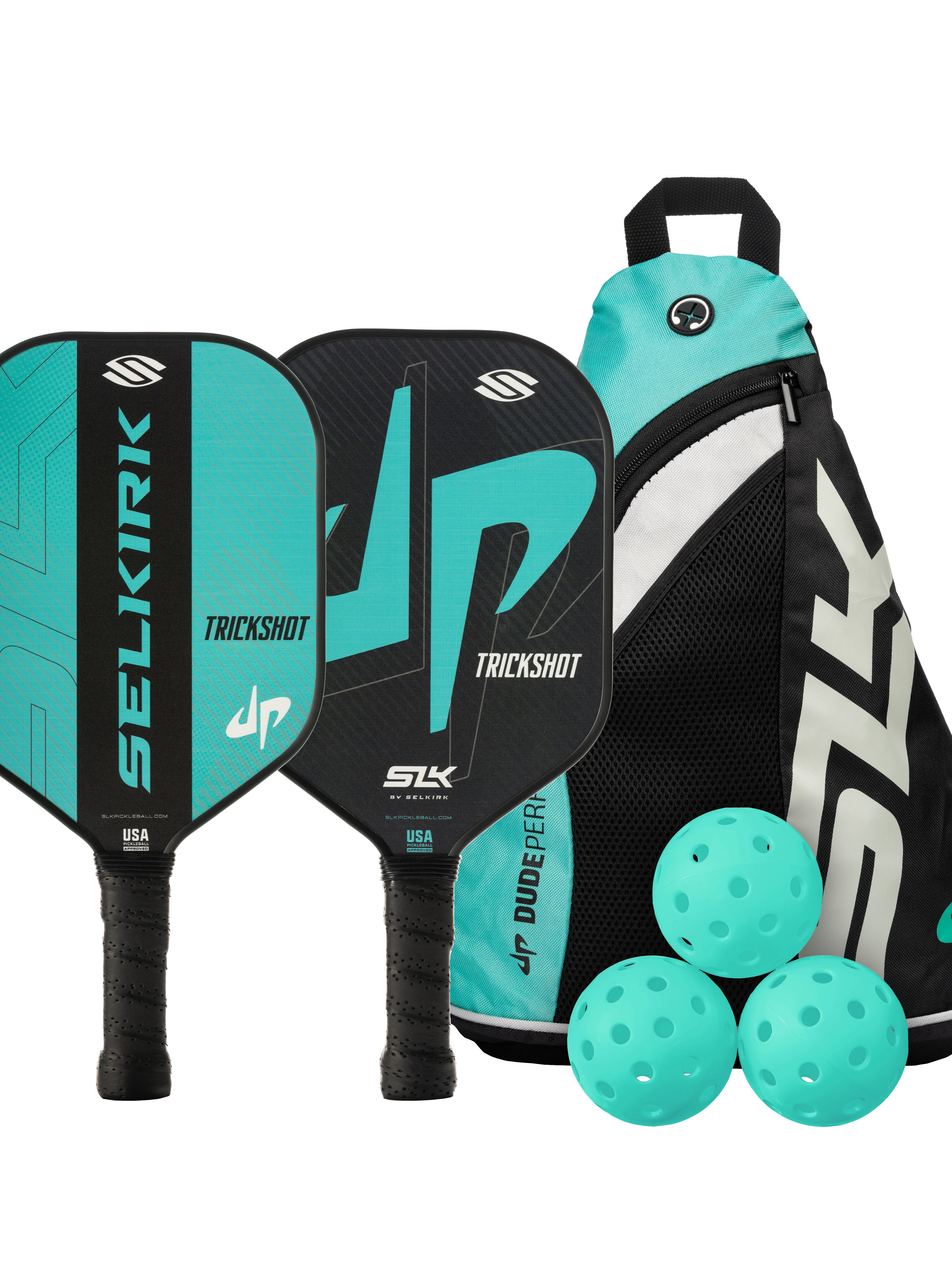 SLK by Selkirk x Dude Perfect - Trickshot Pickleball Bundle、mySite、noshort
