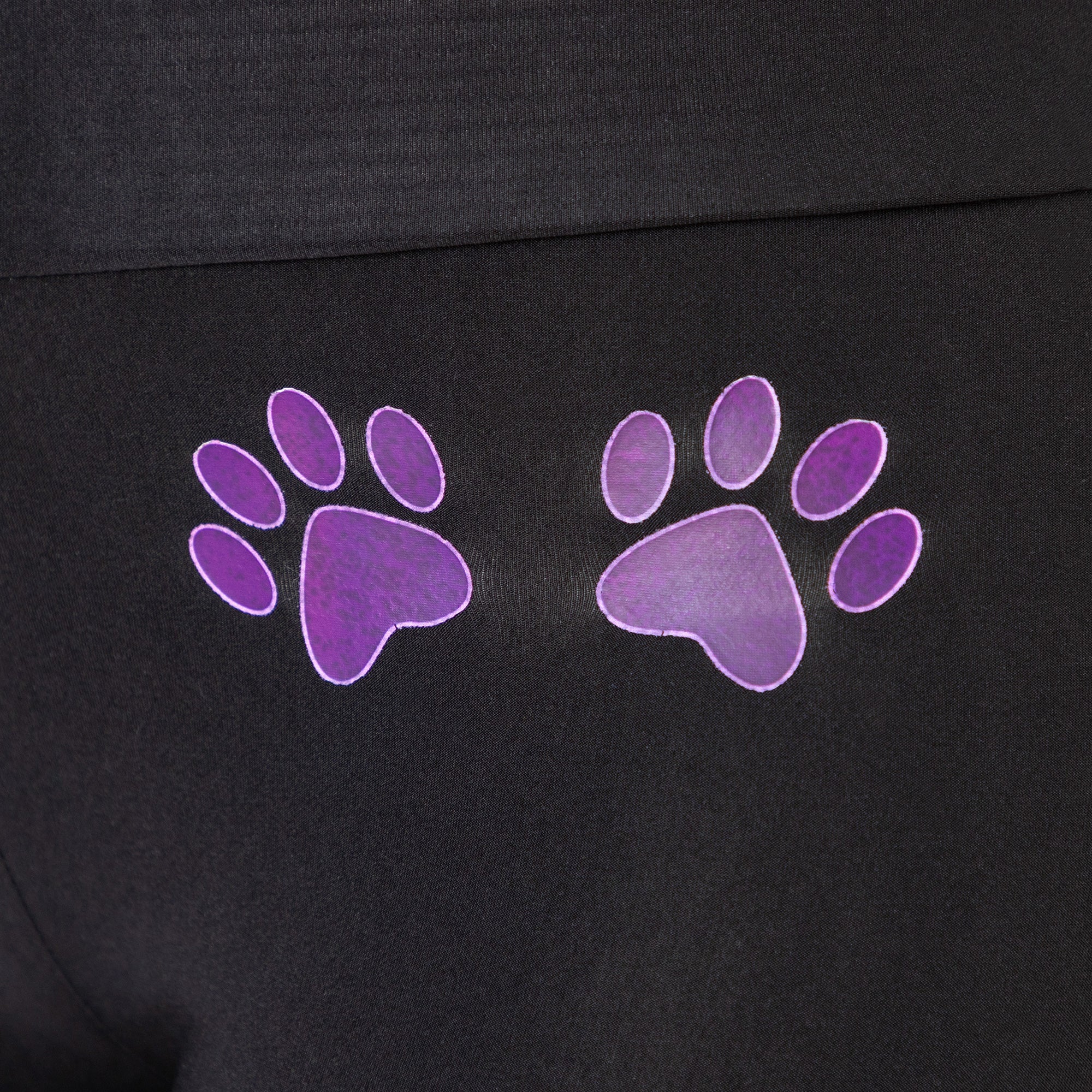Paw Print Fleece-Lined Leggings、mySite、camillekostekn