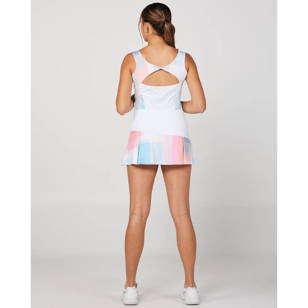 Sofibella Women's Shades of Pink 13 Skort - White/Multi