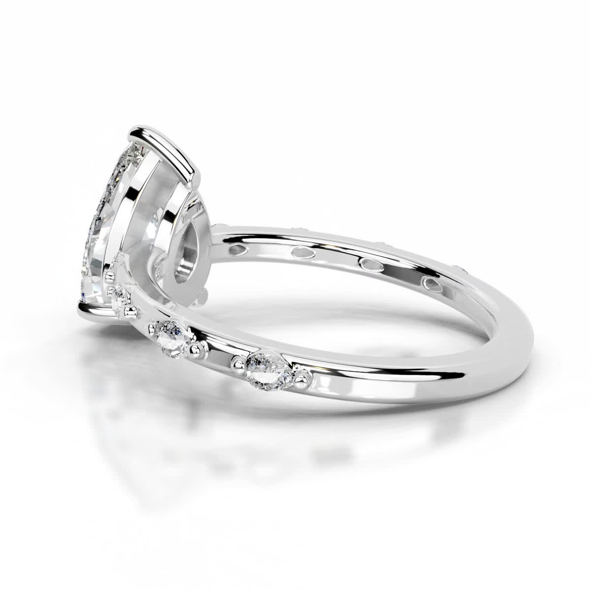Nadya Diamond Engagement Ring (2.2 Carat) -14K White Gold、mySite、hinf8tx79