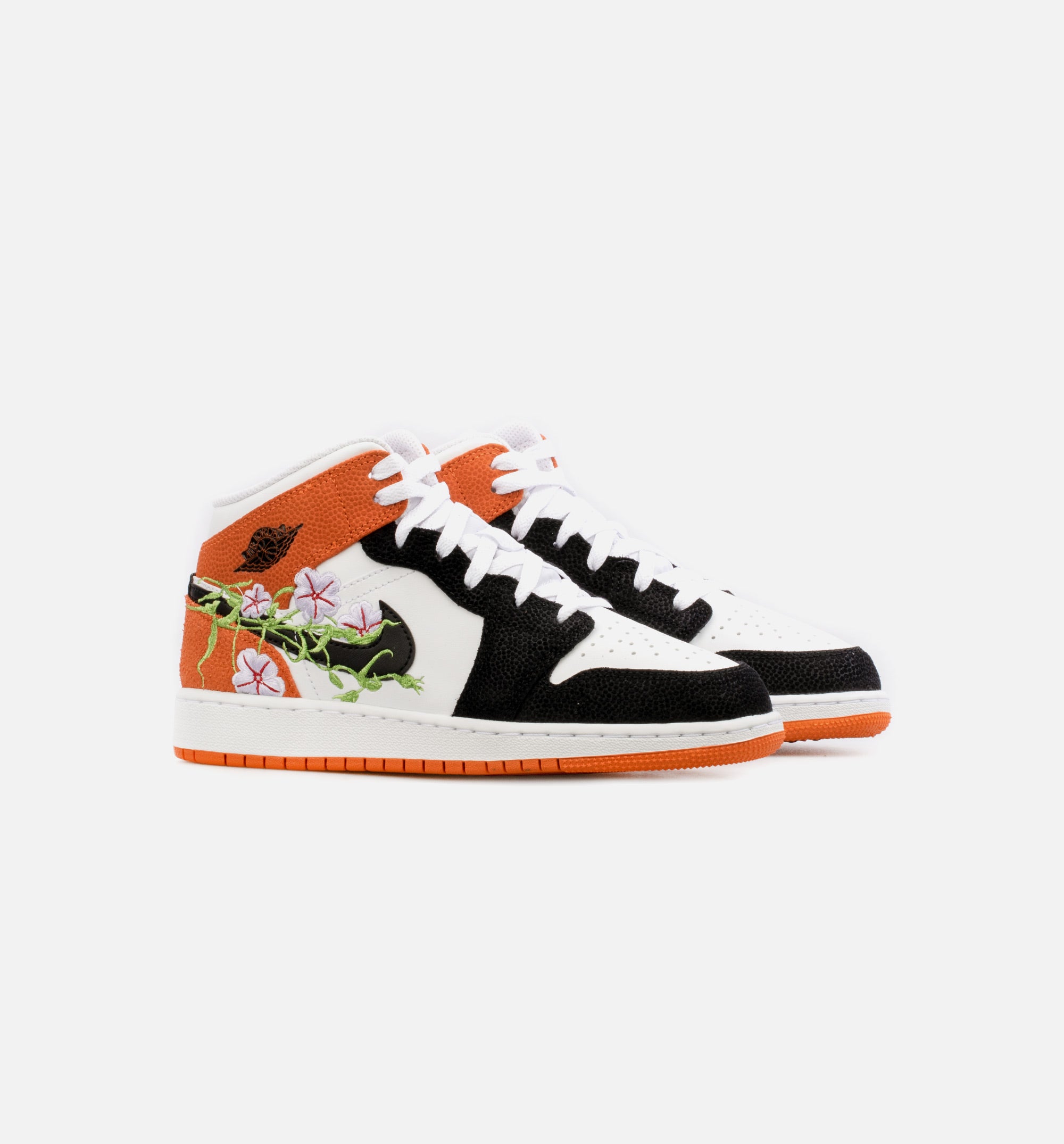 Air Jordan 1 Mid Grade School Lifestyle Shoe - Orange/Black、mySite、dreamappss
