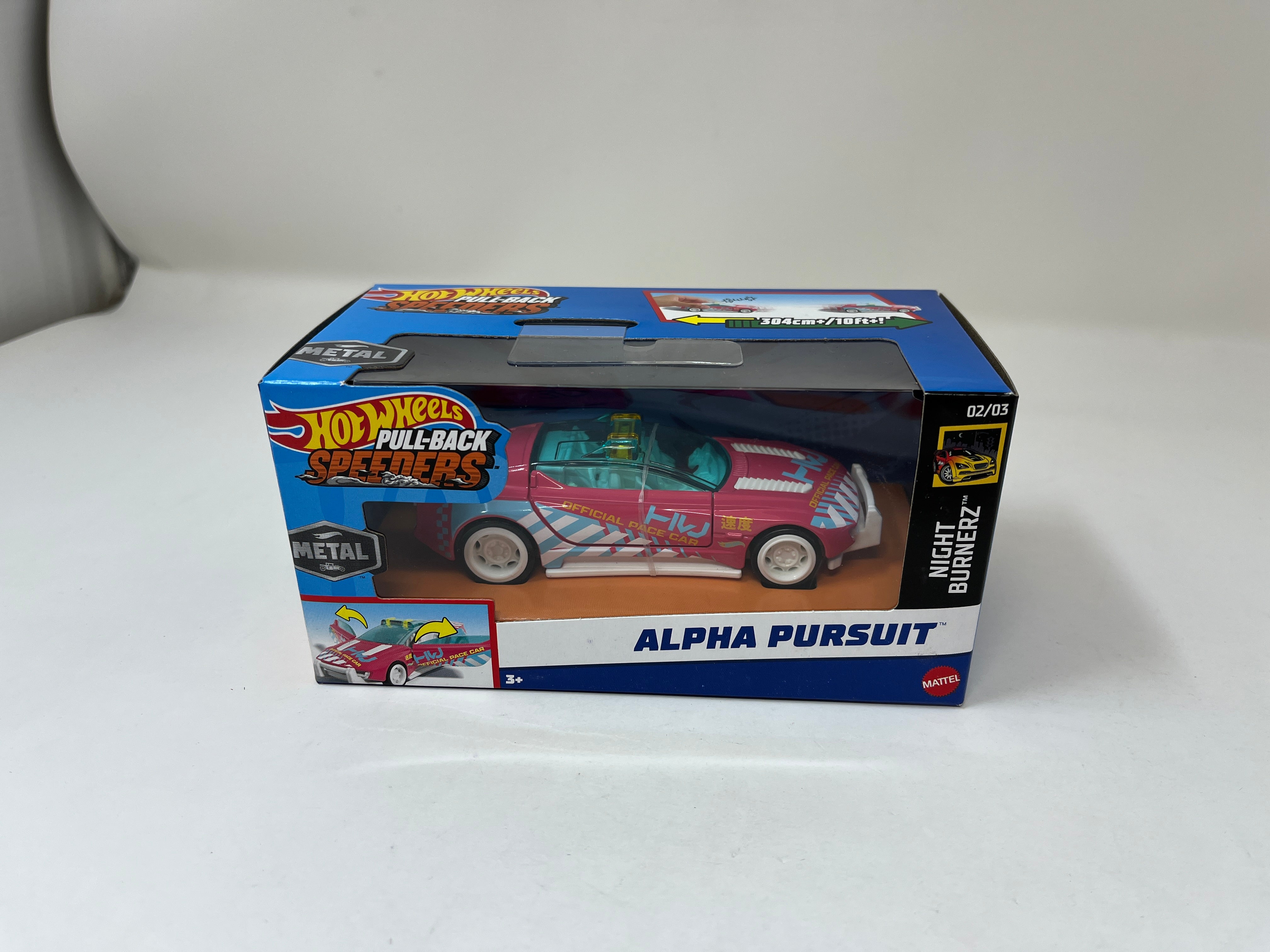 Alpha Pursuit * 2024 Hot Wheels Pull-Back Speeders 1:43 scale PINK、mySite、hgirdovlk