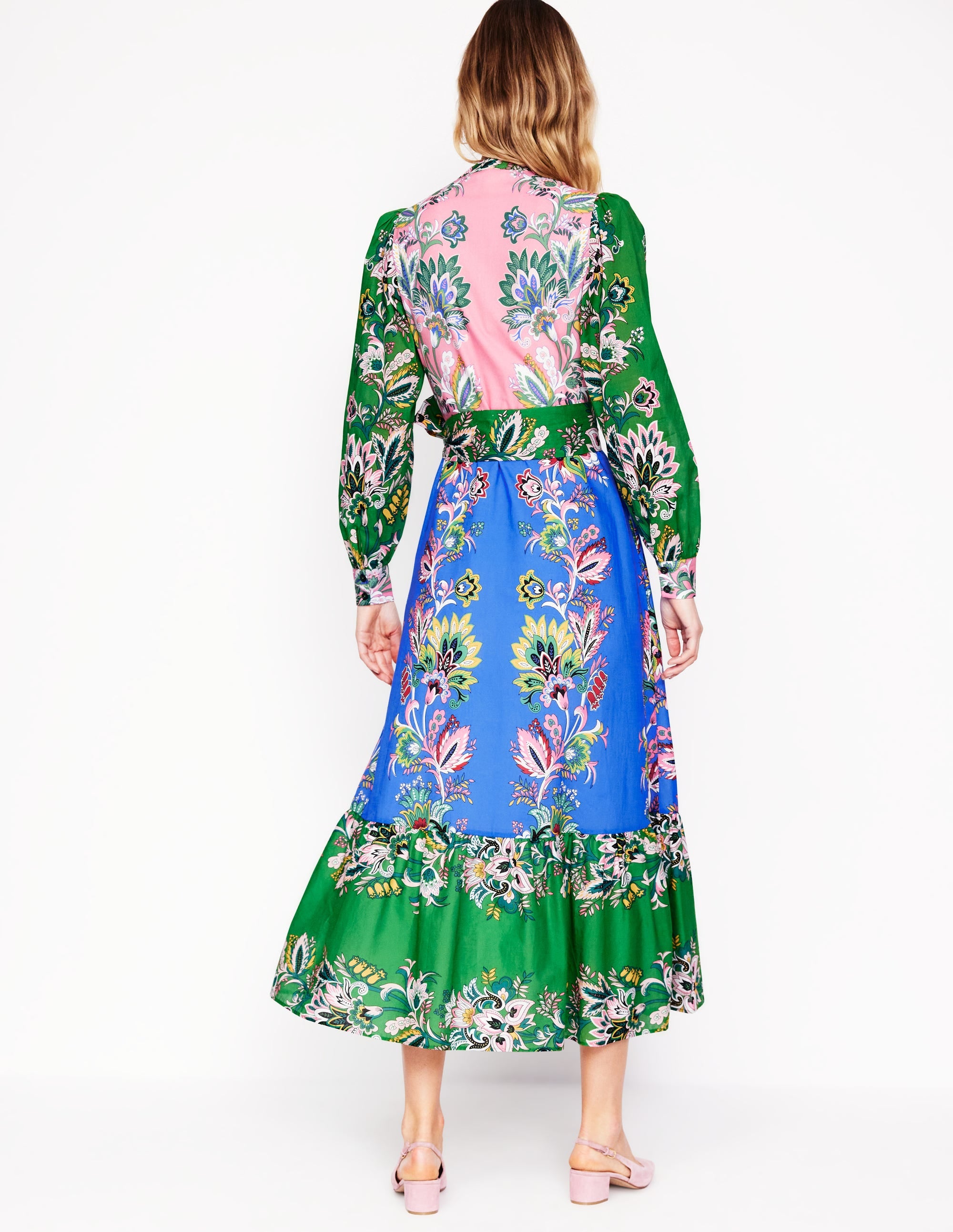  Mia Tiered Shirt Dress-Multi, Botanica Terrace、mySite、ashleygrahame