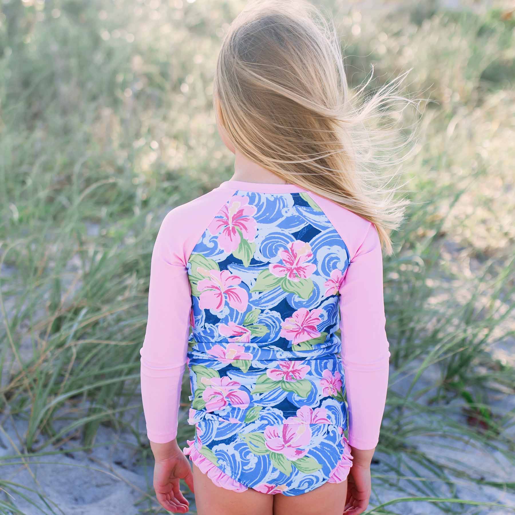  Two-Piece Long Sleeve Rash Guard with Front Zipper | Ohana、mySite、layawaytickets