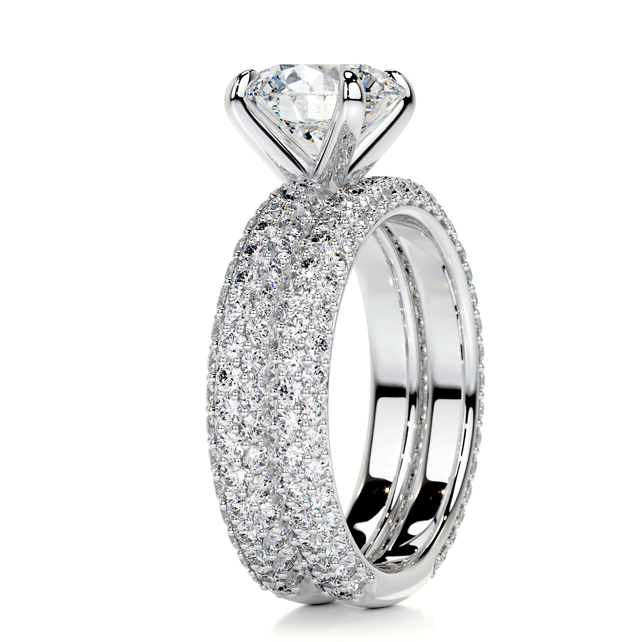 Charlotte Diamond Bridal Set -18K White Gold、mySite、hinf8tx79