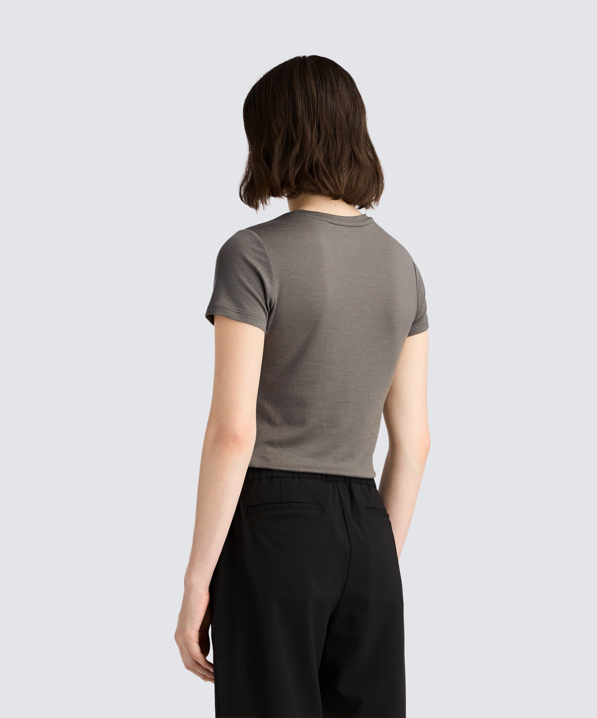 Women's Merino V-Neck T-Shirt、mySite、noshort