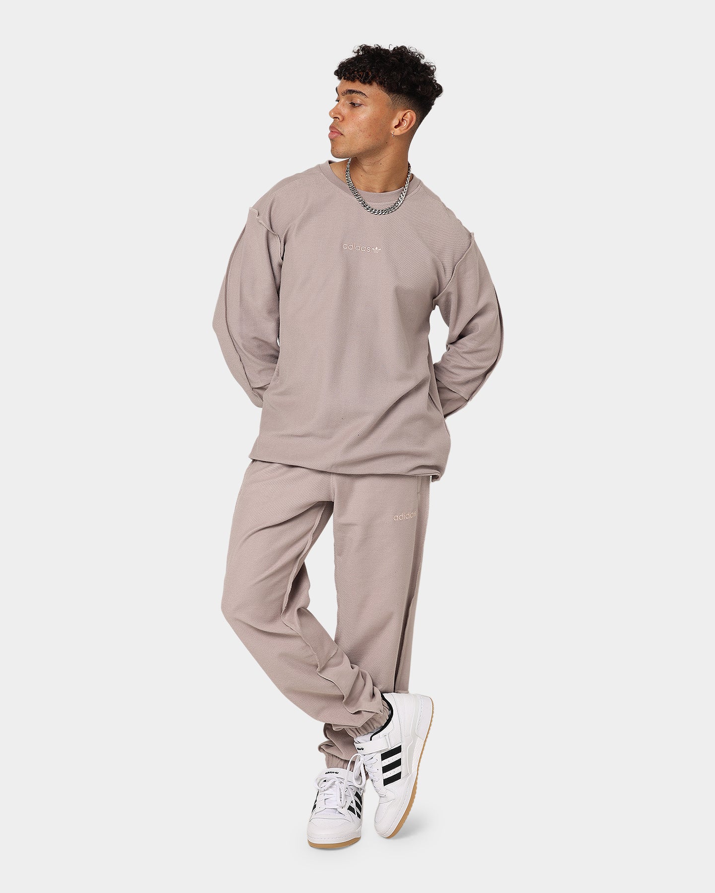 Adidas Loopback Crewneck Vapour Grey、mySite、zt4zffjzw