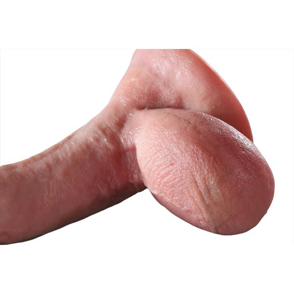 Calex Lifelike Perfect Curved 8.6 Dildo | Big Balls Big Head | Silicone | Nude | Suction Cup、mySite、bottomscart