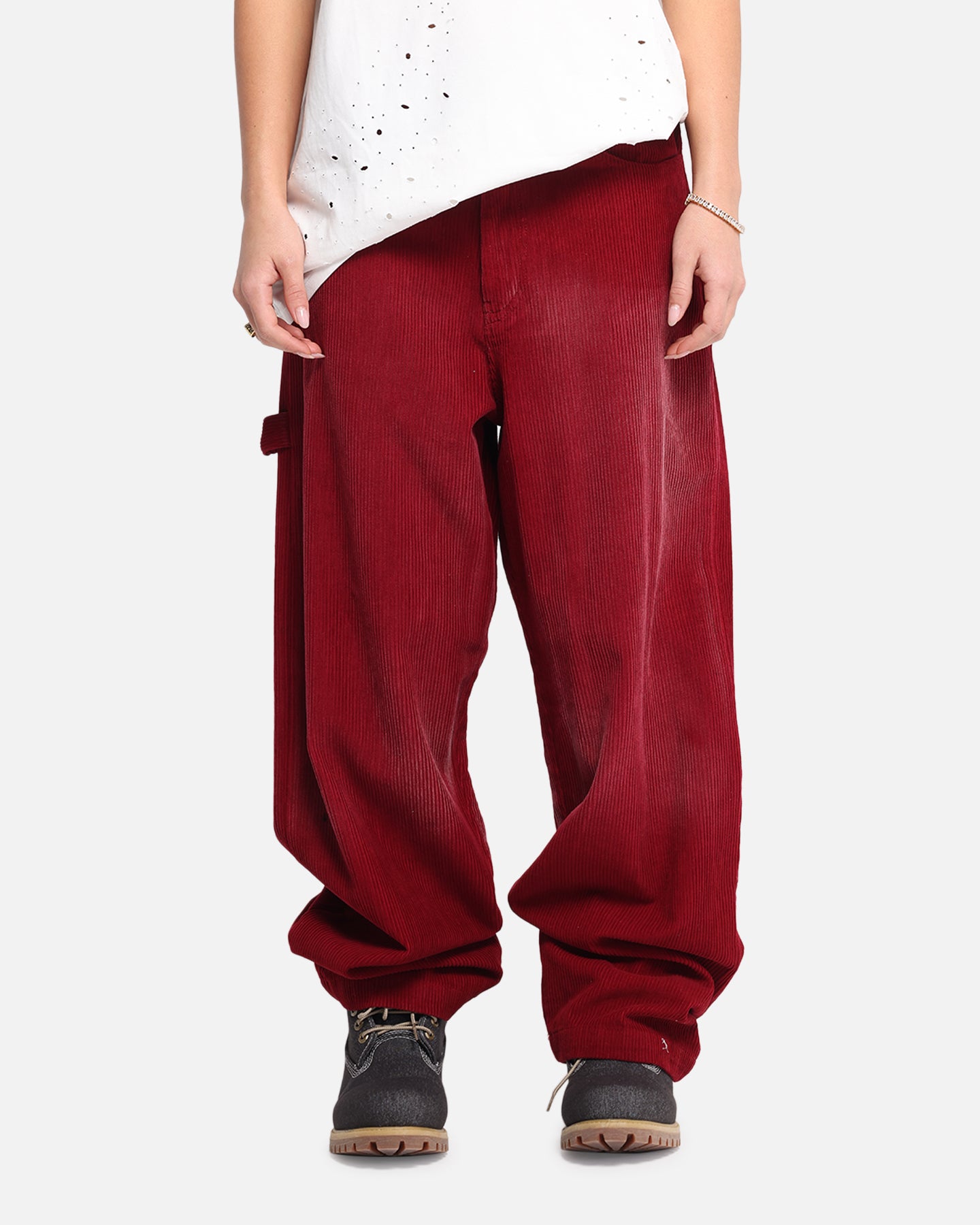 XXIII Corduroy Wash Pants Burgundy、mySite、zt4zffjzw
