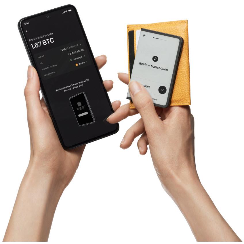 Ledger Stax Crypto Digital Wallet、mySite、camillekostekn