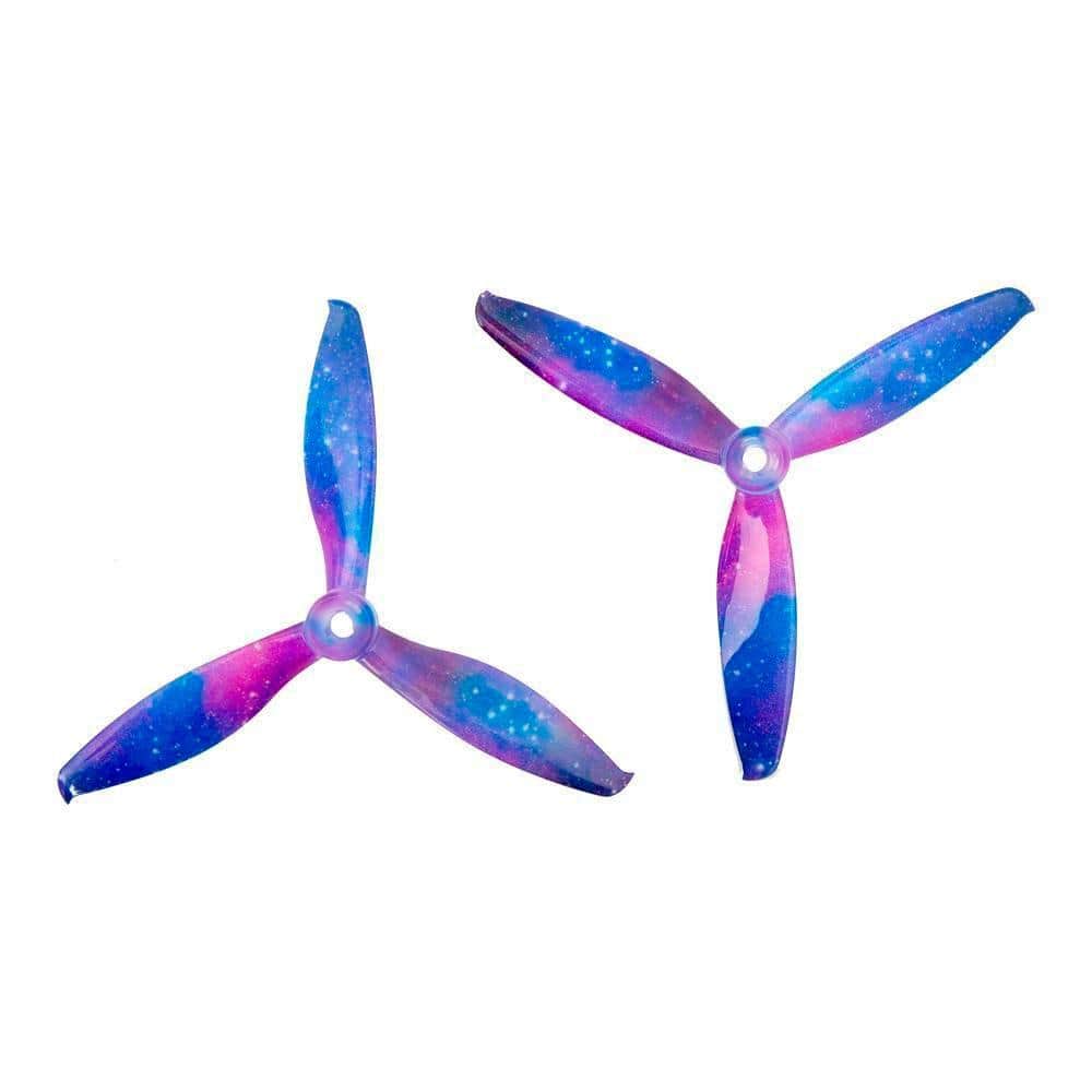  Gemfan WinDancer 5043S POPO Compatible Tri-Blade 5 Prop 4 Pack - Skitzo Galaxy Limited Edition、mySite、merchandisen