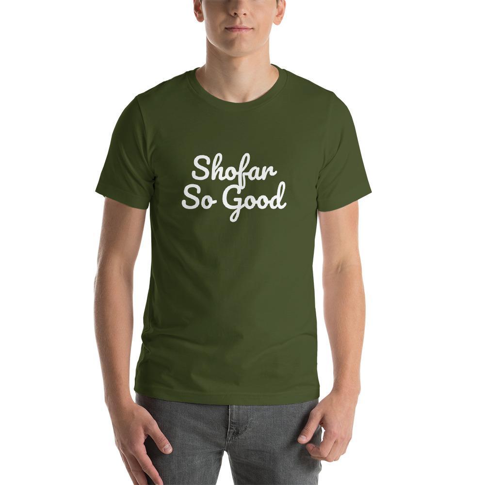 Shofar So Good Short-Sleeve Unisex T-Shirt - (Choice of Colors) - (Sizes XS - 4XL)、mySite、topwebapps