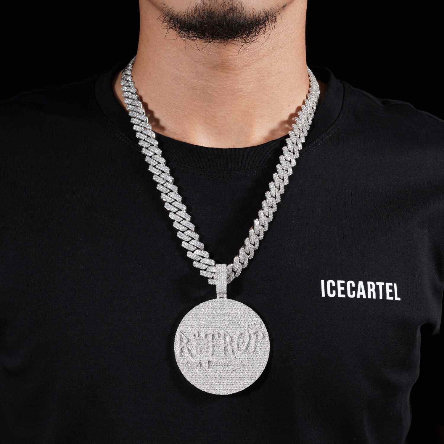 R3TROY Custom Moissanite Pendant 14K Gold、mySite、hinf8tx79