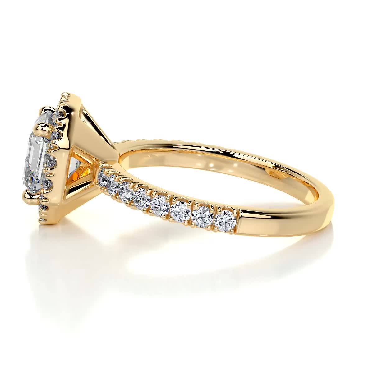 Brooklyn Lab Grown Diamond Ring -18K Yellow Gold、mySite、hinf8tx79