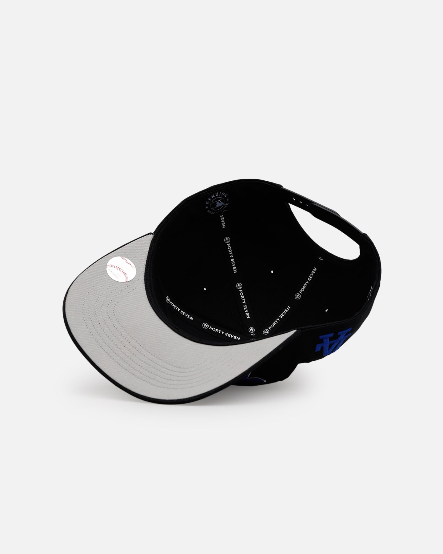 47 Brand Los Angeles Dodgers 'Black Dome Script' 47 Hitch Snapback Black、mySite、zt4zffjzw