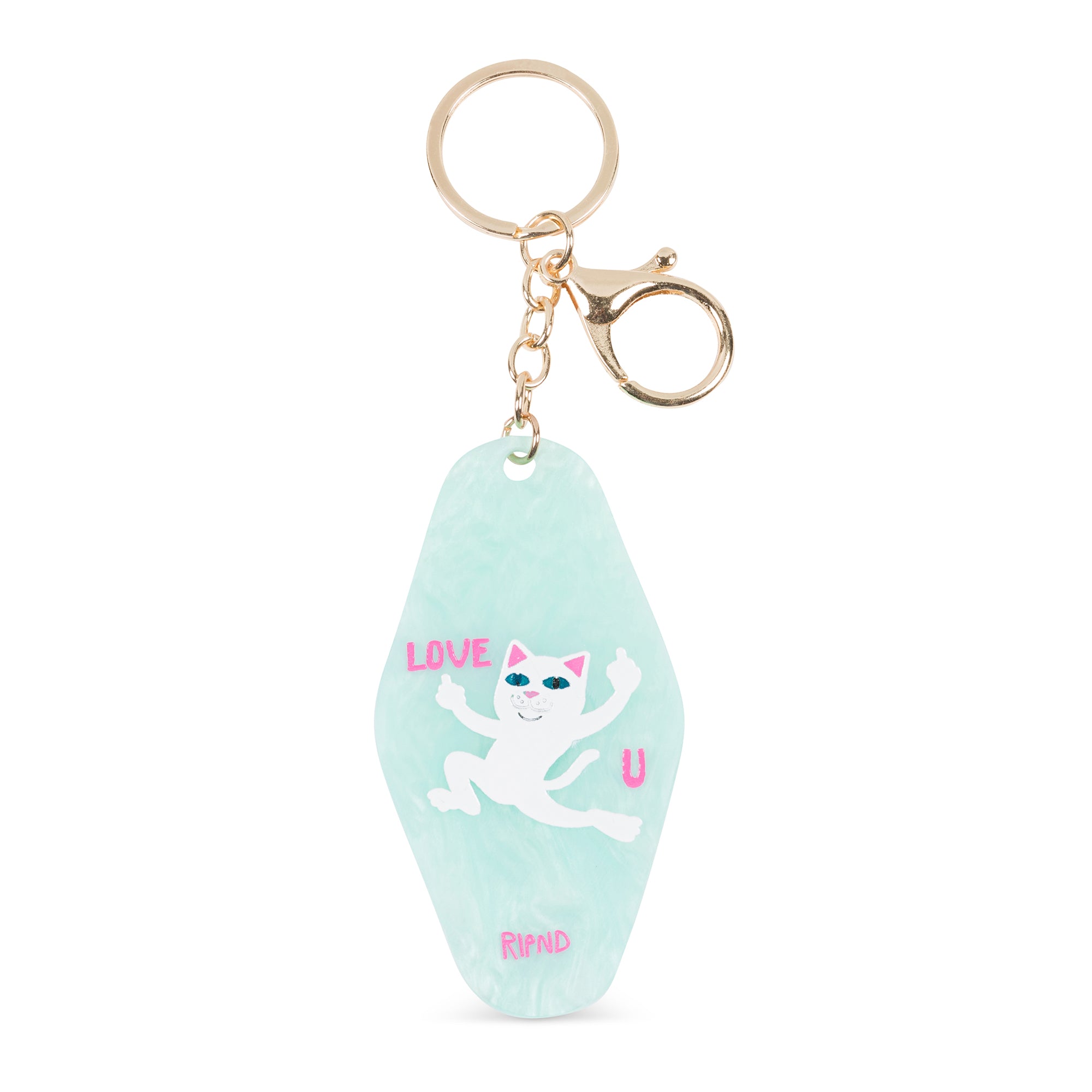  Love U Keychain (Light Blue)、mySite、merchandisen