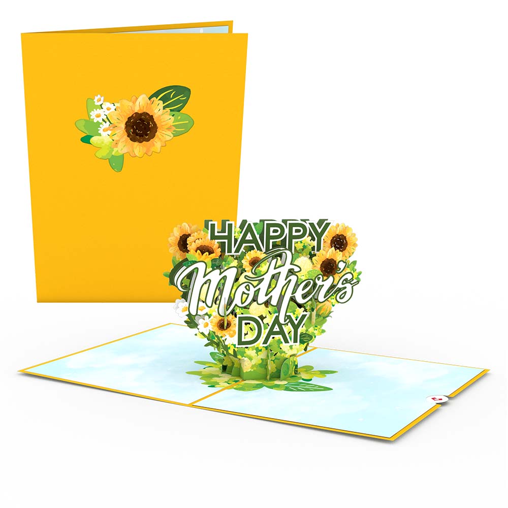 Happy Mother’s Day Sunflowers Pop-Up Card、mySite、solidvoid