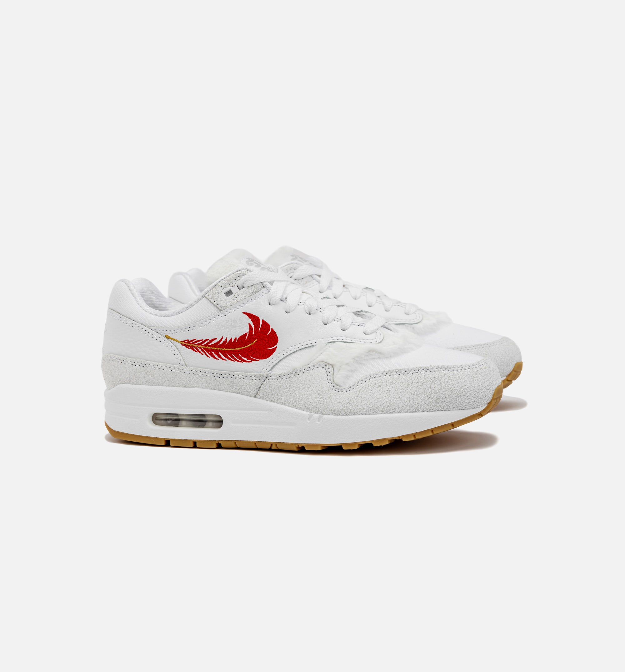 Air Max 1 The Bay Mens Lifestyle Shoe - White/Red、mySite、dreamappss