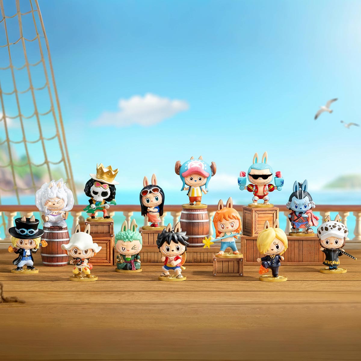  POP MART THE MONSTERS × One Piece Series Figures、mySite、greenlandpopulation