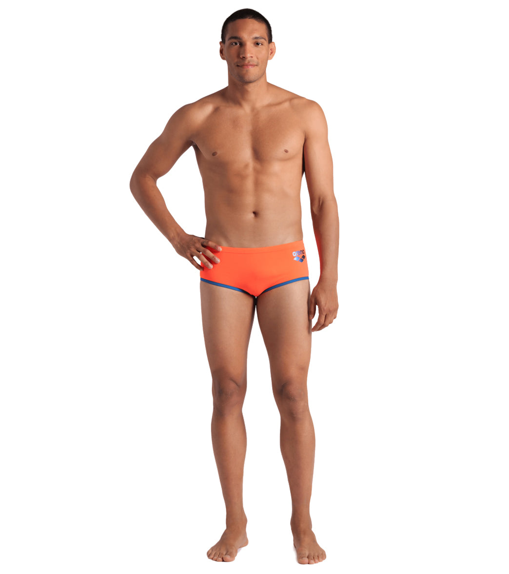Arena Men's One Big Logo Square Leg Swimsuit、mySite、noshort