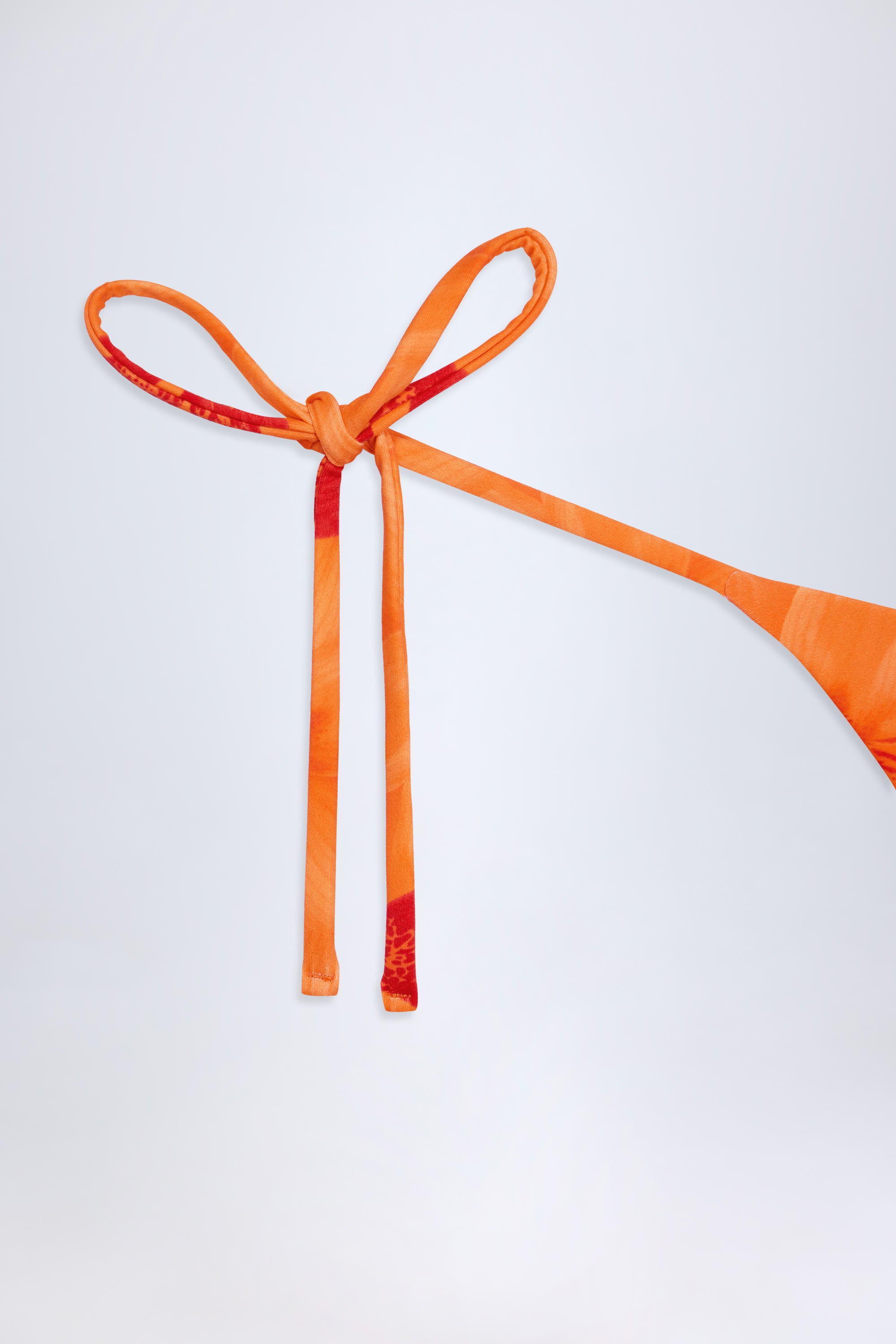  Side-Tie Thong Bikini Bottoms in Orange Orchid Print、mySite、sugarbowlscore