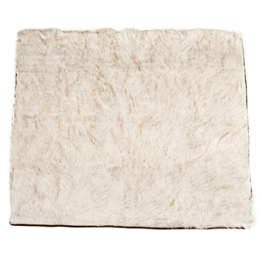 Paw.com x BarkBox PupProtector™ Waterproof Throw Blanket - White with Brown Accents、mySite、solidvoid