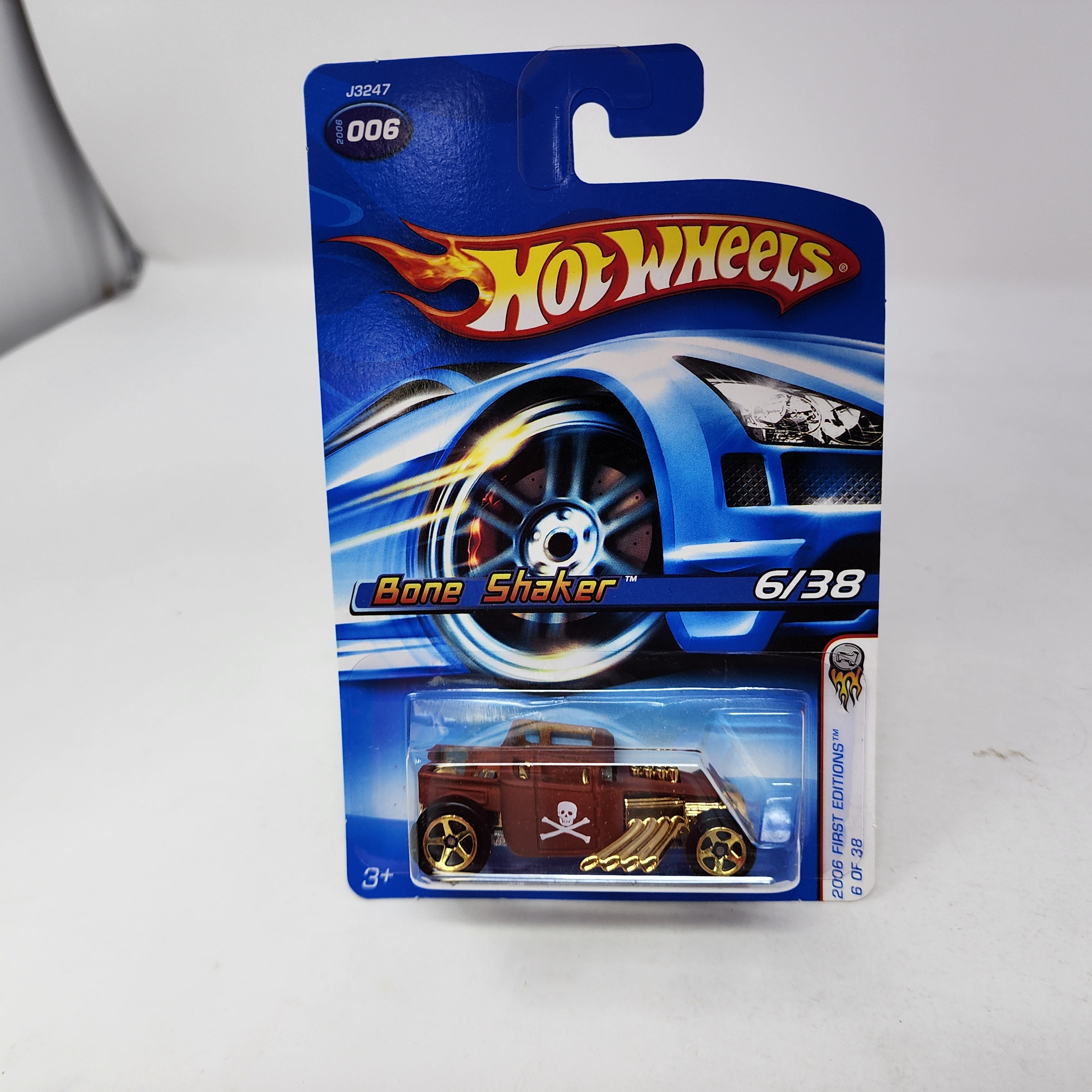 Bone Shaker #6 w/ gold Rims * Hot Wheels 2006、mySite、hgirdovlk