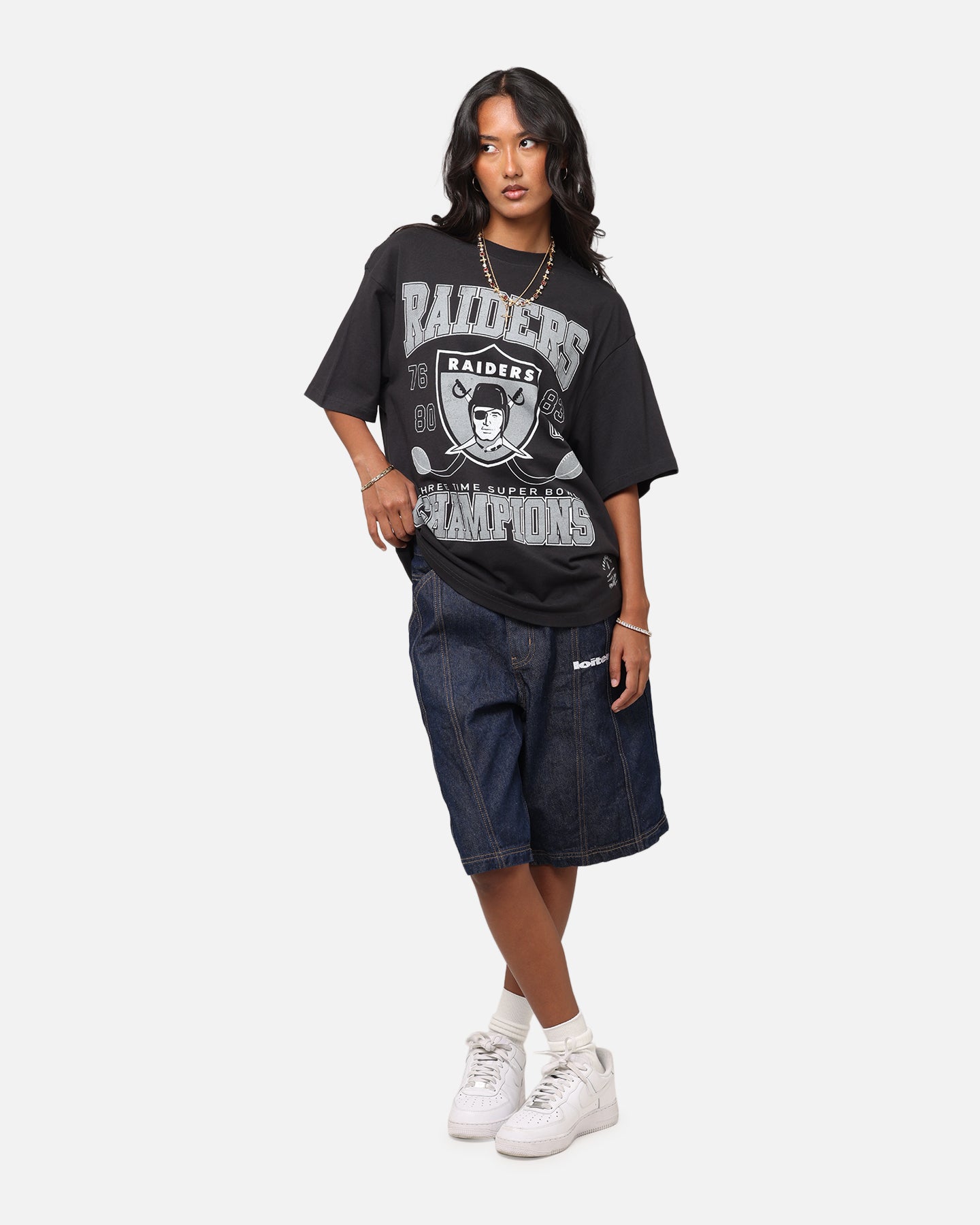 Mitchell & Ness Las Vegas Raiders Pinnacle T-Shirt Faded Black、mySite、zt4zffjzw