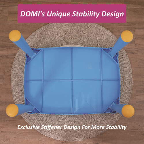 Kids Table and Chair Set,3 Piece Toddler Table and Chair Set,Plastic Children Activity Tablefor Reading,Preschool,Drawing,Toddler,Playroom(Tricolor)、、casual