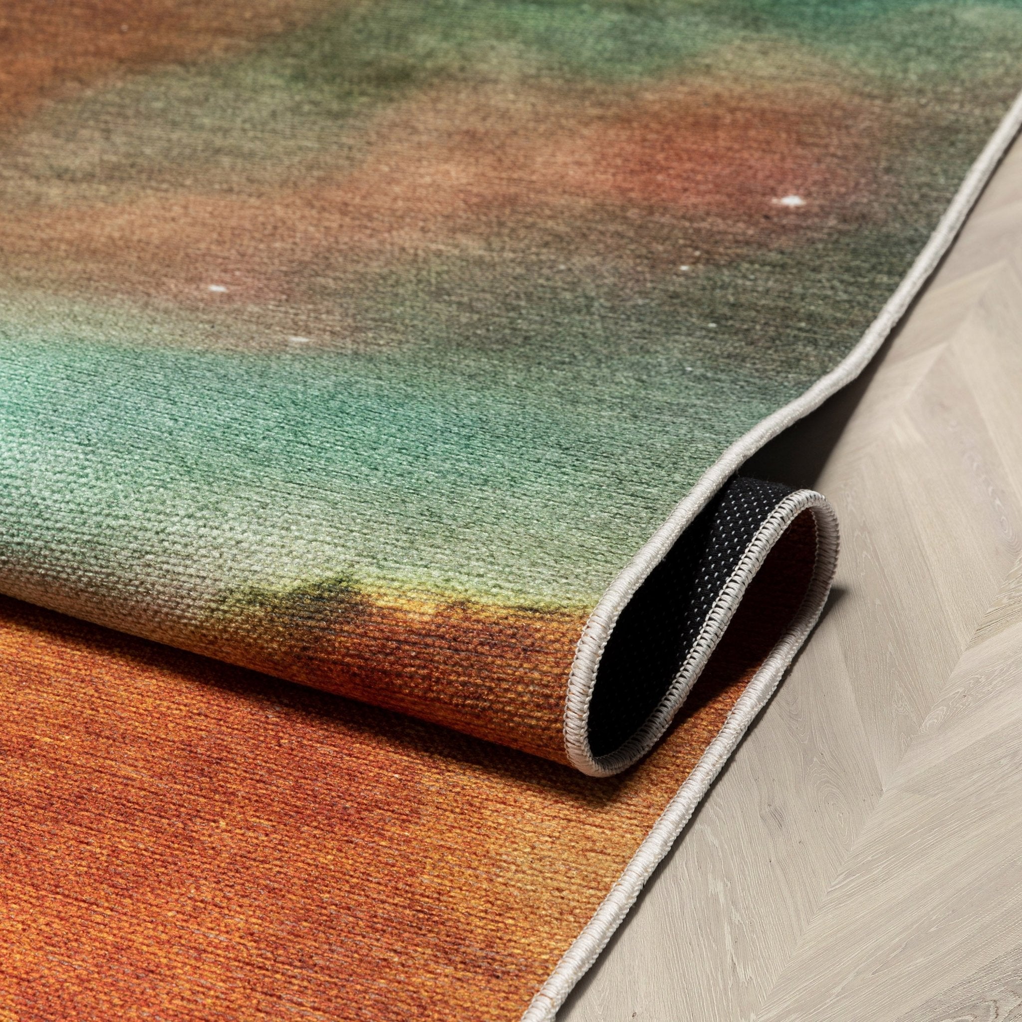 Celestial Space Flat Weave Modern Abstract Multi 5'3 x 7'3 Rug、mySite、gigharbornorthrealestate