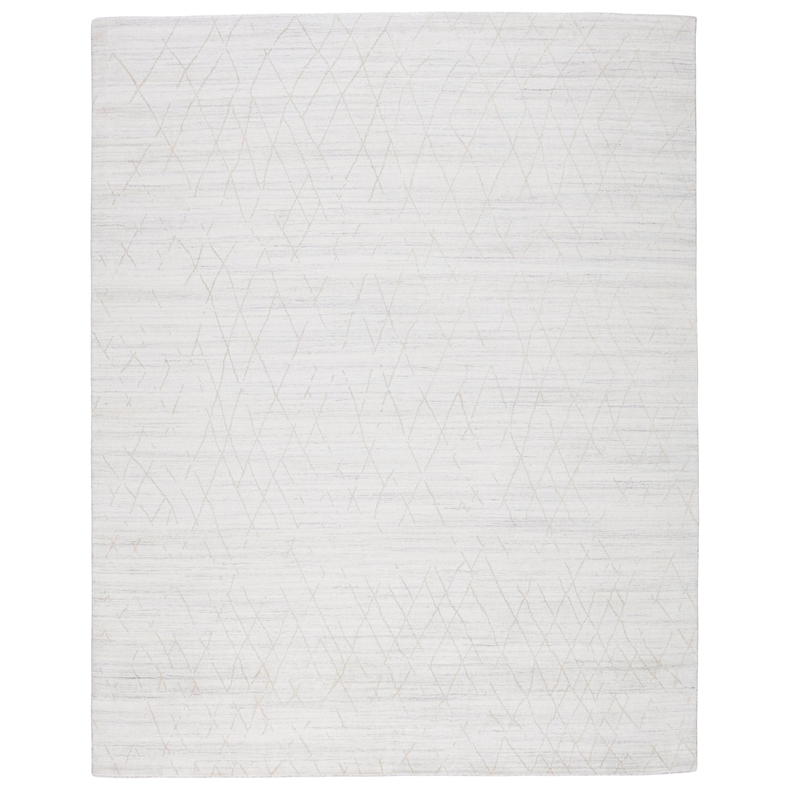 Sahar Handmade Trellis White Tan Area Rug、mySite、gigharbornorthrealestate