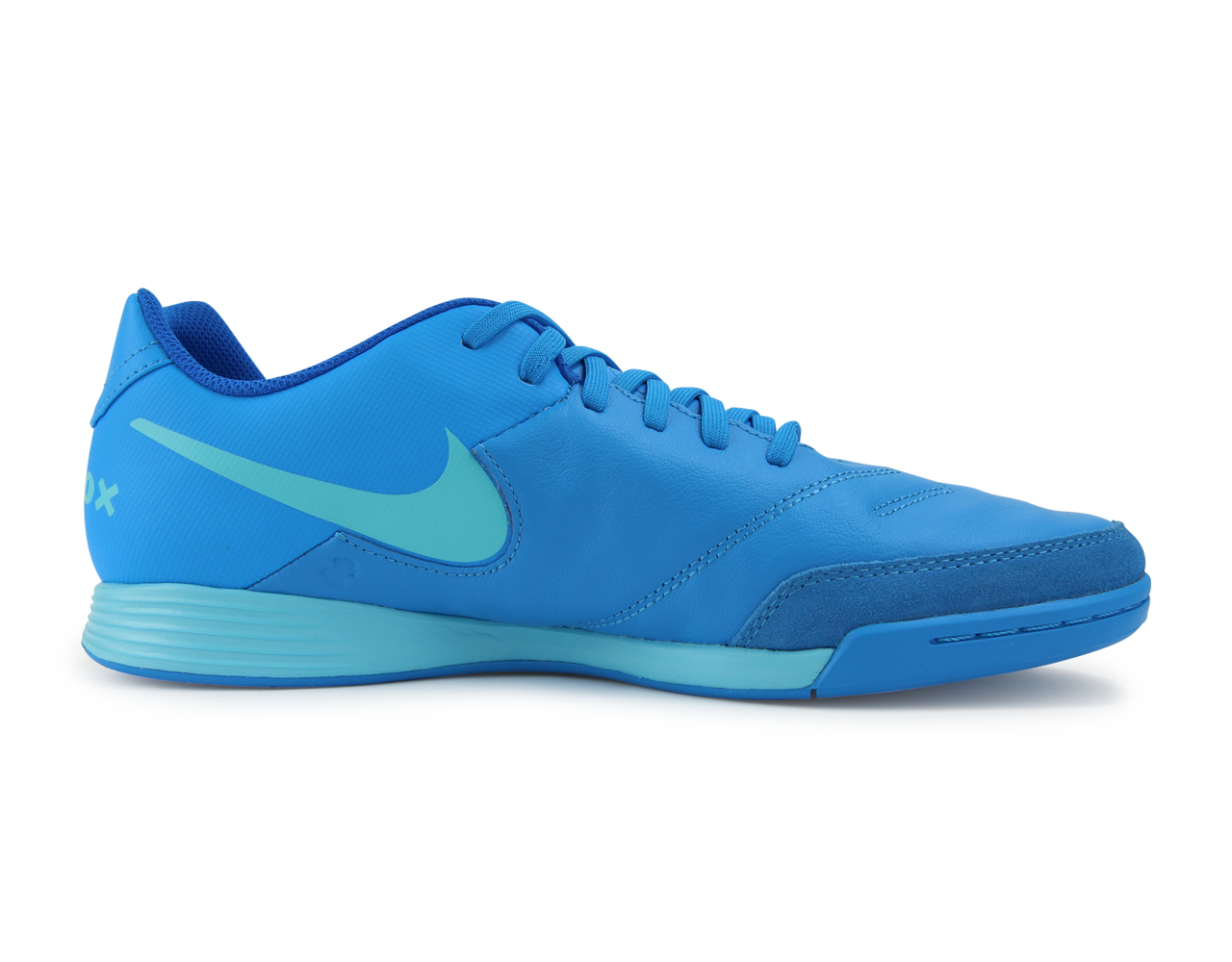 Nike Men's Tiempo Genio II Indoor Soccer Shoes Blue Glow/Polarized Blue/Soar、mySite、noshort
